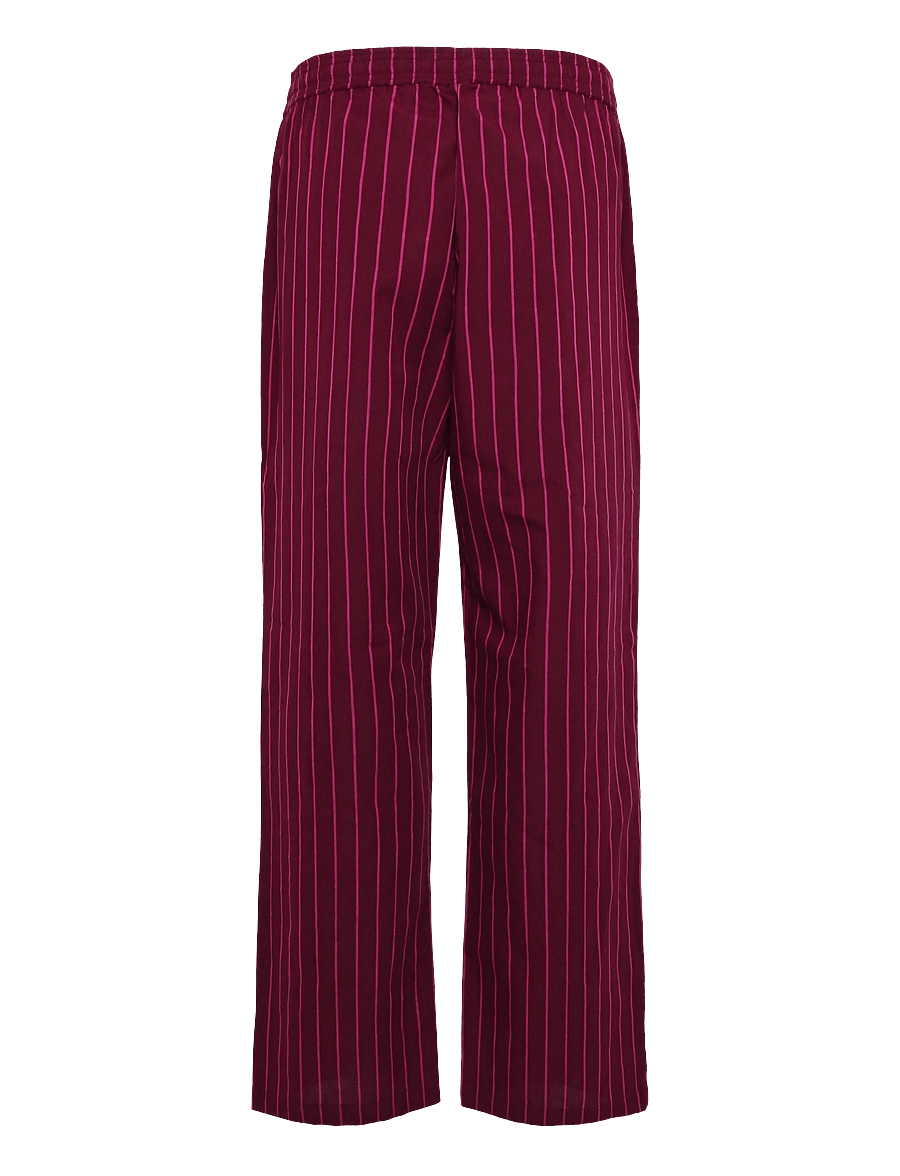 Becksöndergaard - Striped Pyjamas Set - pidžamas - fig red - 3