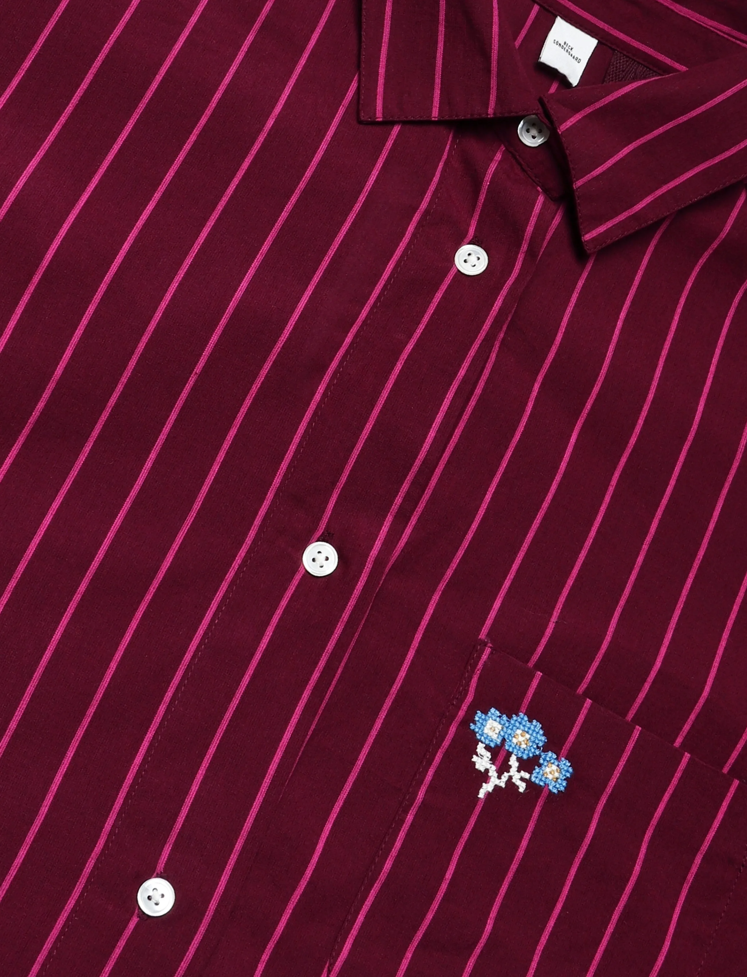 Becksöndergaard - Striped Pyjamas Set - pidžamas - fig red - 4