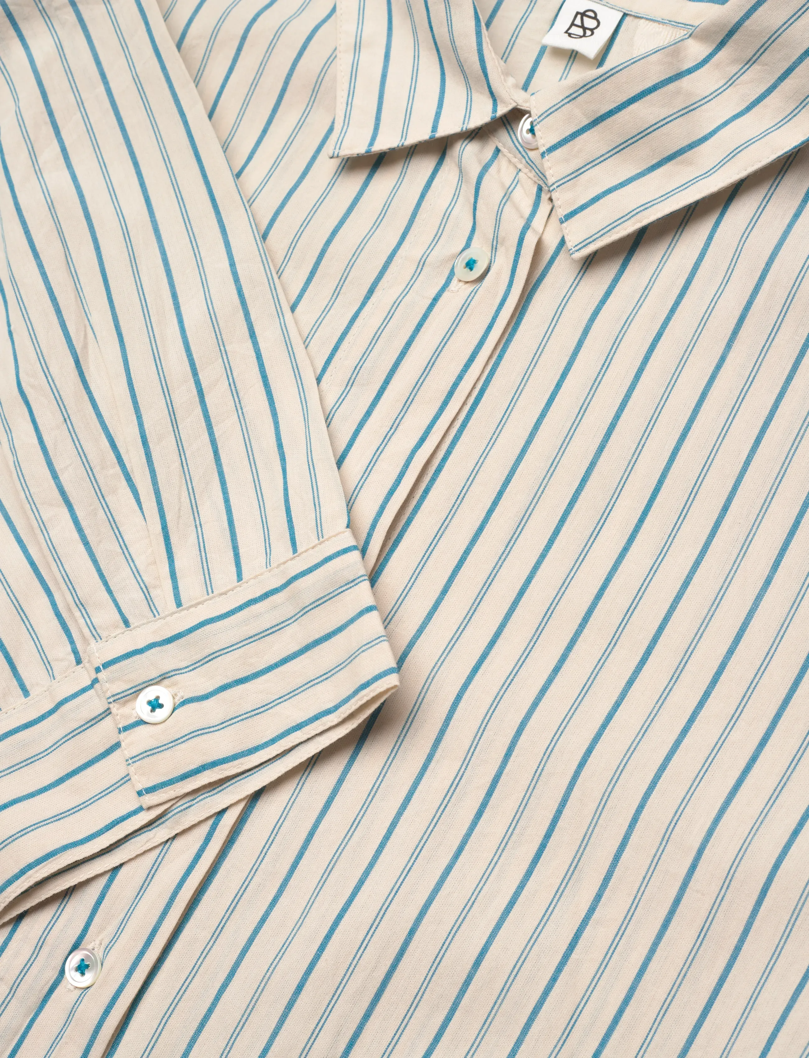 Becksöndergaard - Suri Shirt - off-white/blue - 2