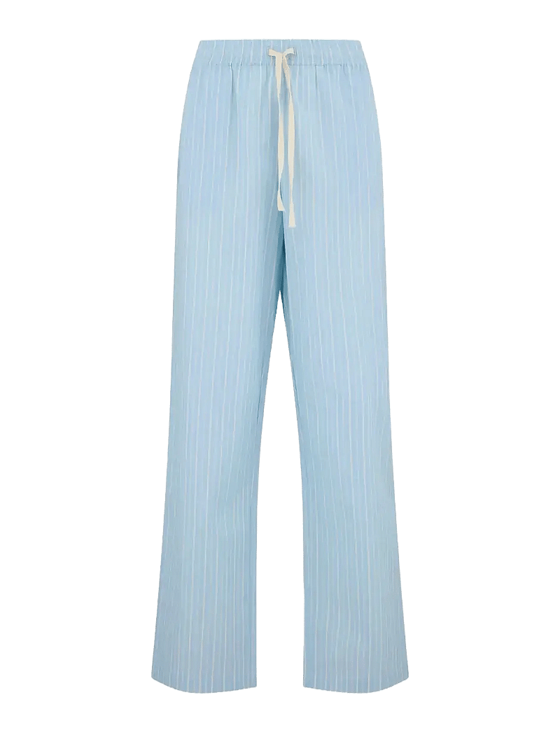 Becksöndergaard - Suri Pants - sov- & loungeplagg - shirt blue/off-white - 0