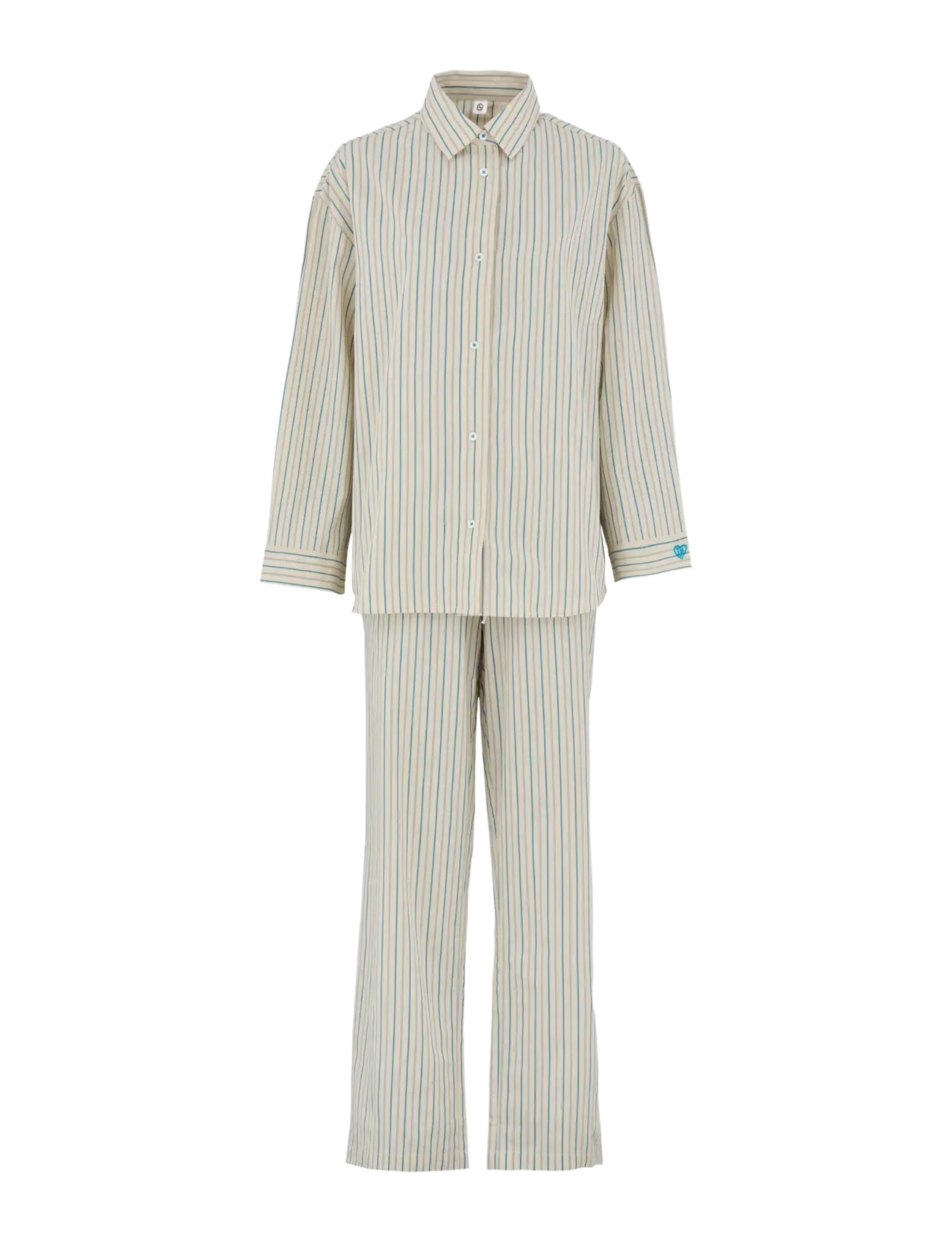 BECKSÖNDERGAARD Suri Pyjamas Set Cream - L - Damen