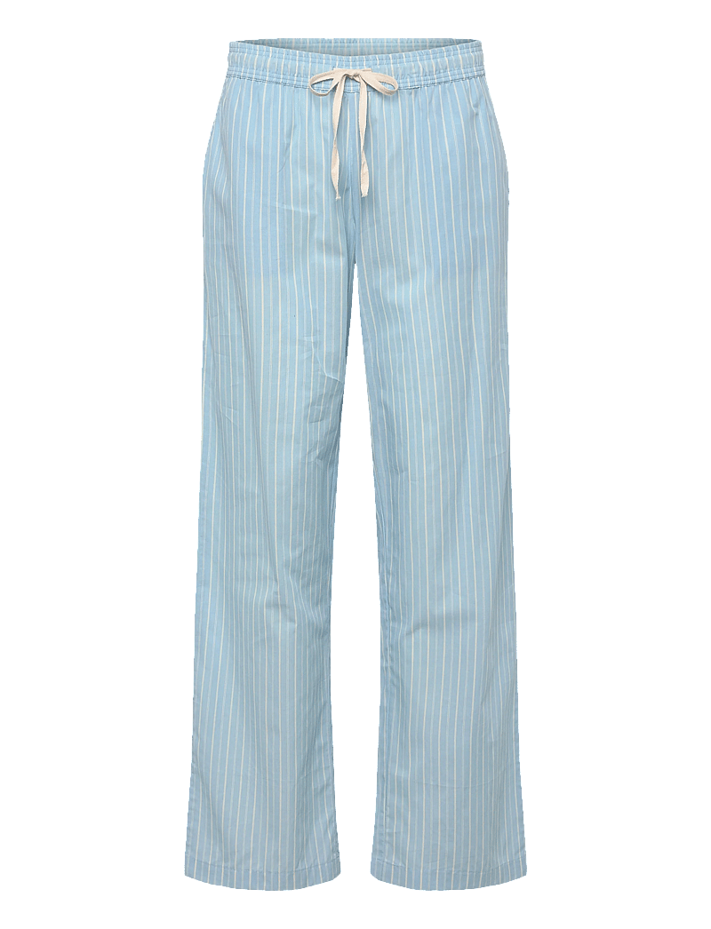 Becksöndergaard - Suri Pyjamas Set - sov- & loungeplagg - shirt blue/off-white - 2