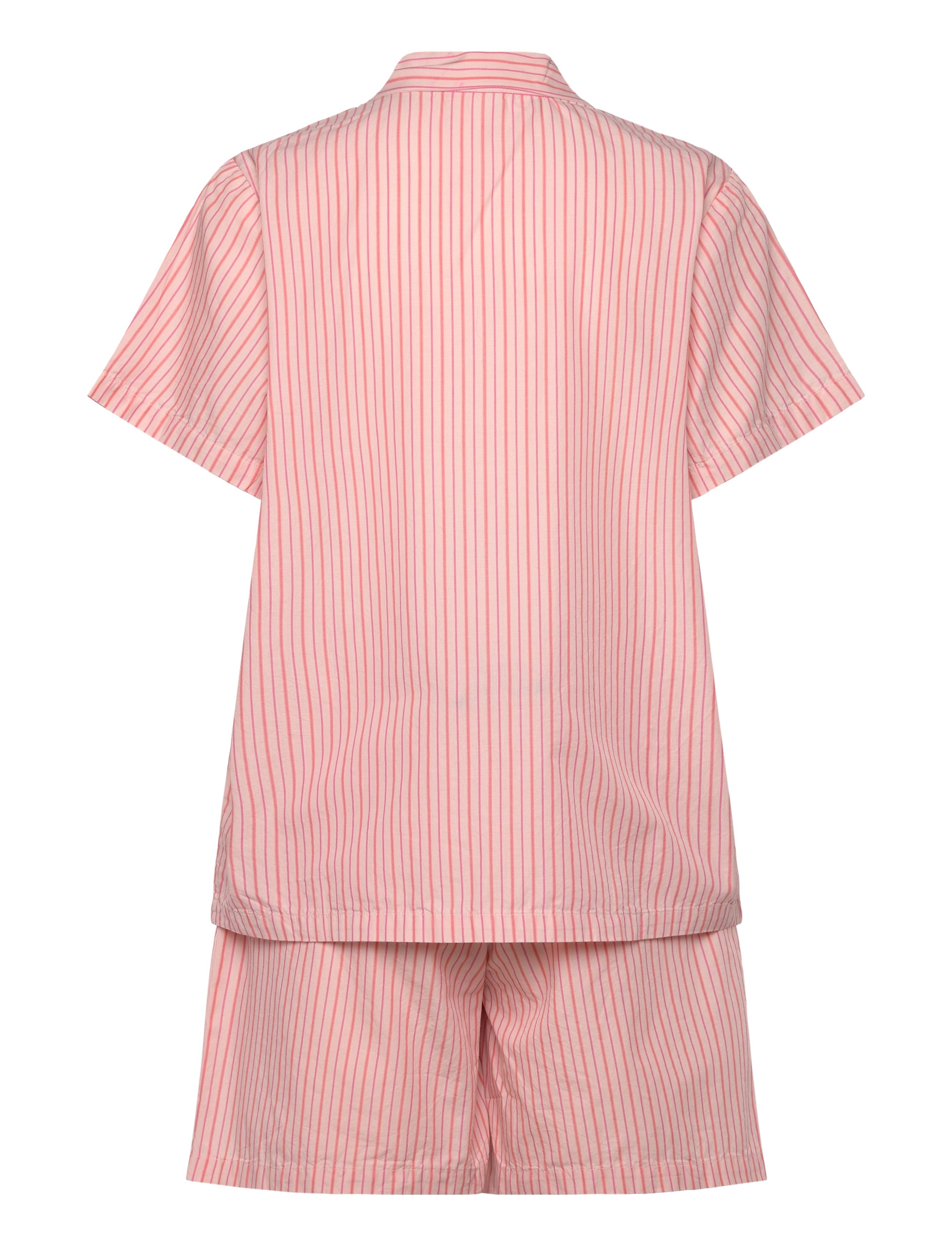 Becksöndergaard - Stripel Kallie Shorts Set - peach whip pink - 1