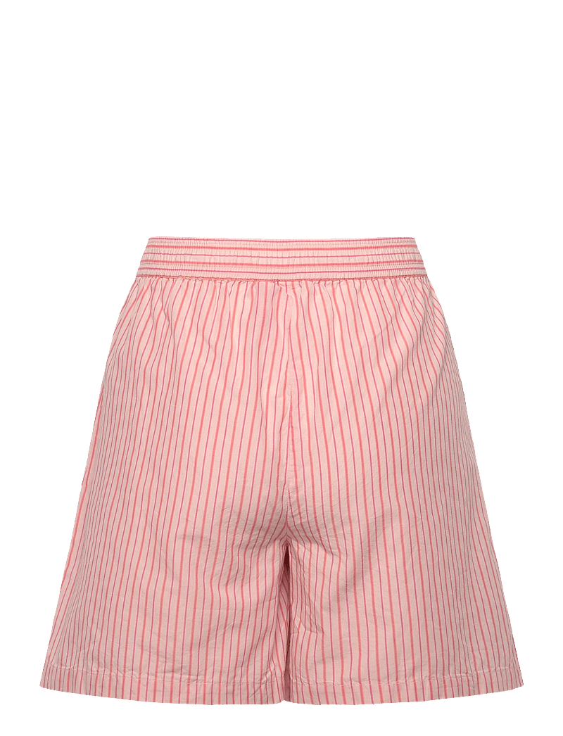 Becksöndergaard - Stripel Kallie Shorts Set - pyjamas - peach whip pink - 3