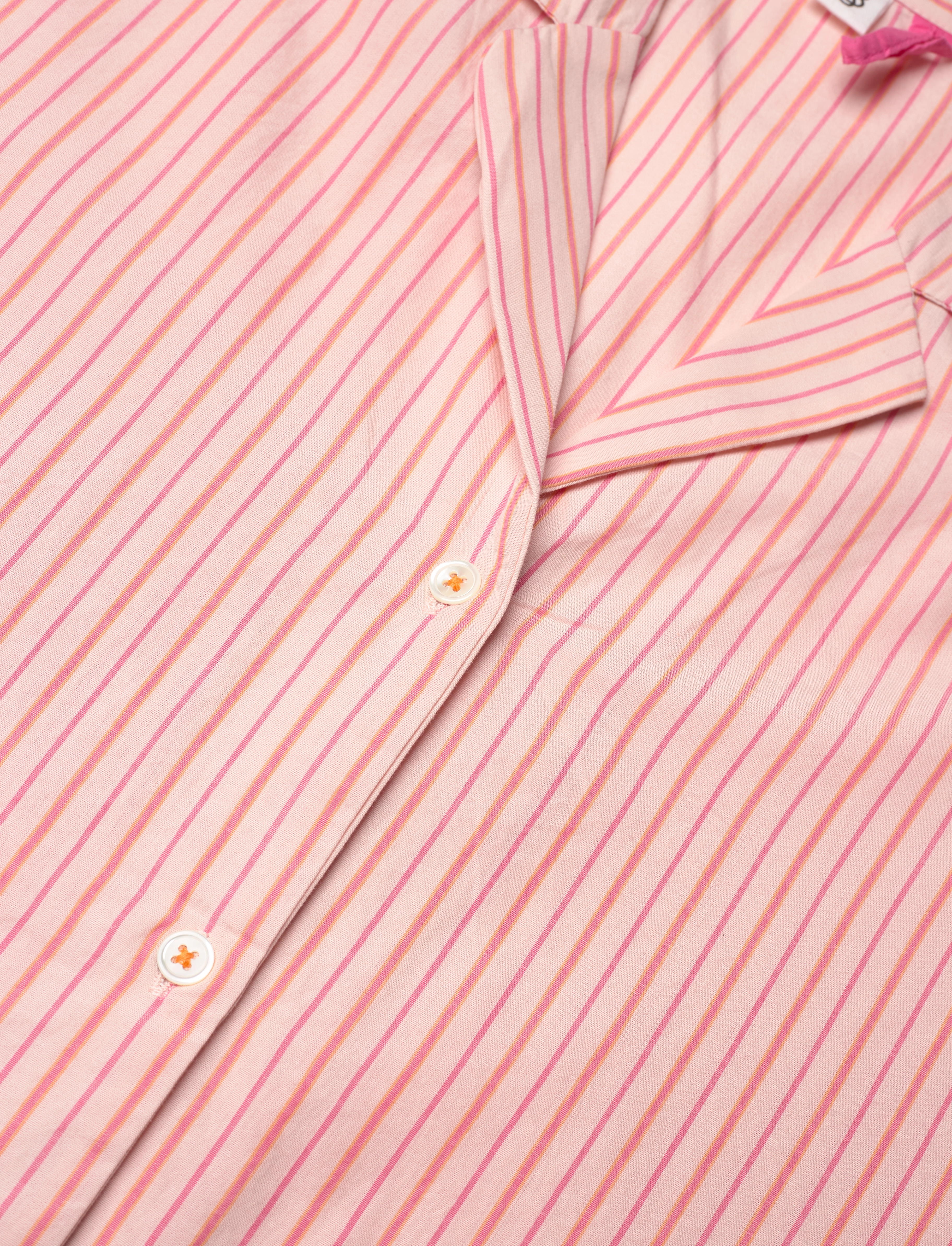 Becksöndergaard - Stripel Kallie Shorts Set - peach whip pink - 4