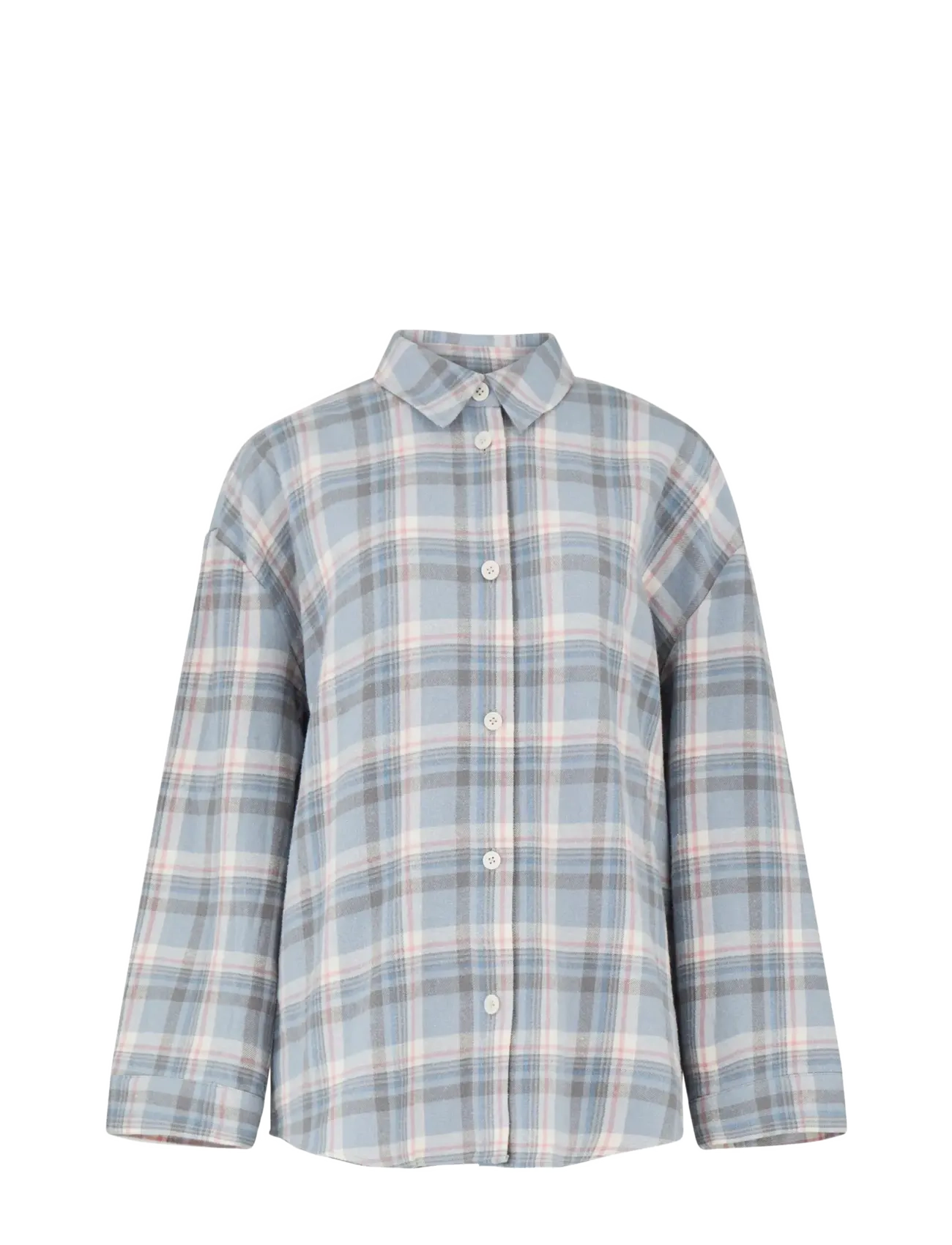 Becksöndergaard - Flannel Pyjamas Set - födelsedagspresenter - dusty blue - 1