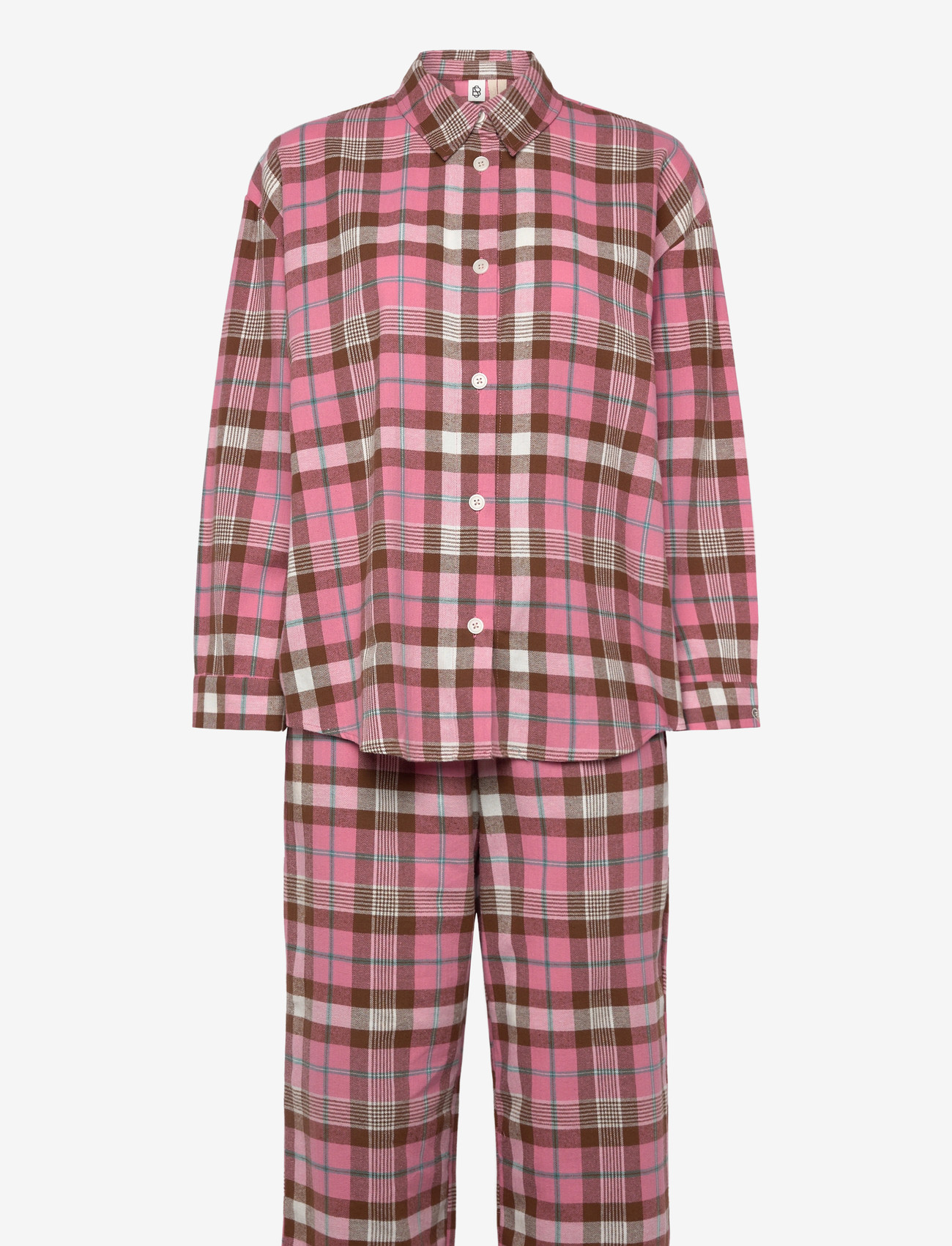 Becksöndergaard - Flannel Pyjamas Set - wild orchid pink - 0