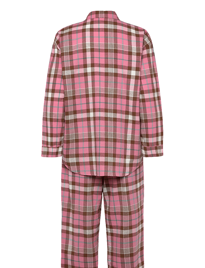 Becksöndergaard - Flannel Pyjamas Set - julpyjamas - wild orchid pink - 1