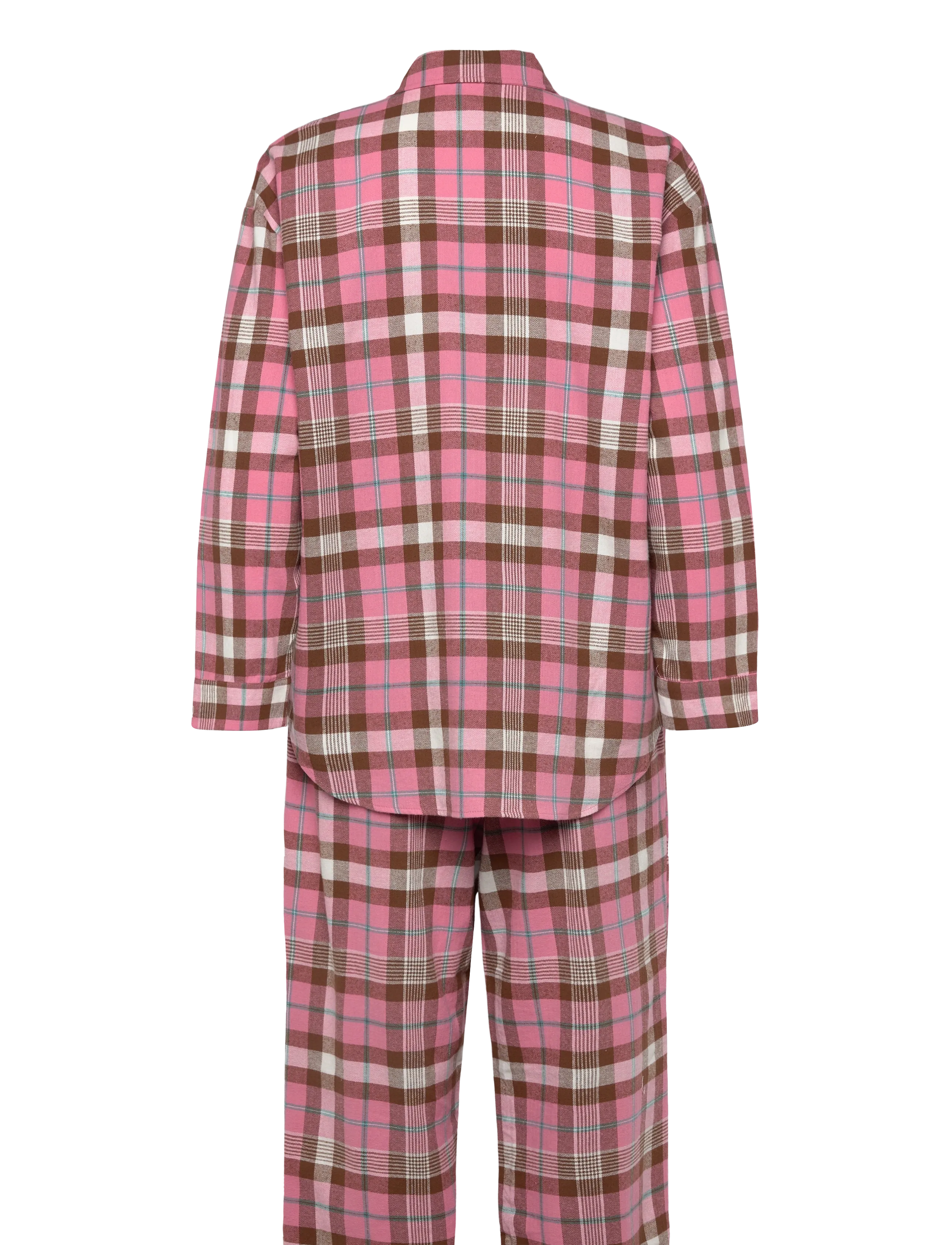 Becksöndergaard - Flannel Pyjamas Set - fødselsdagsgaver - wild orchid pink - 1