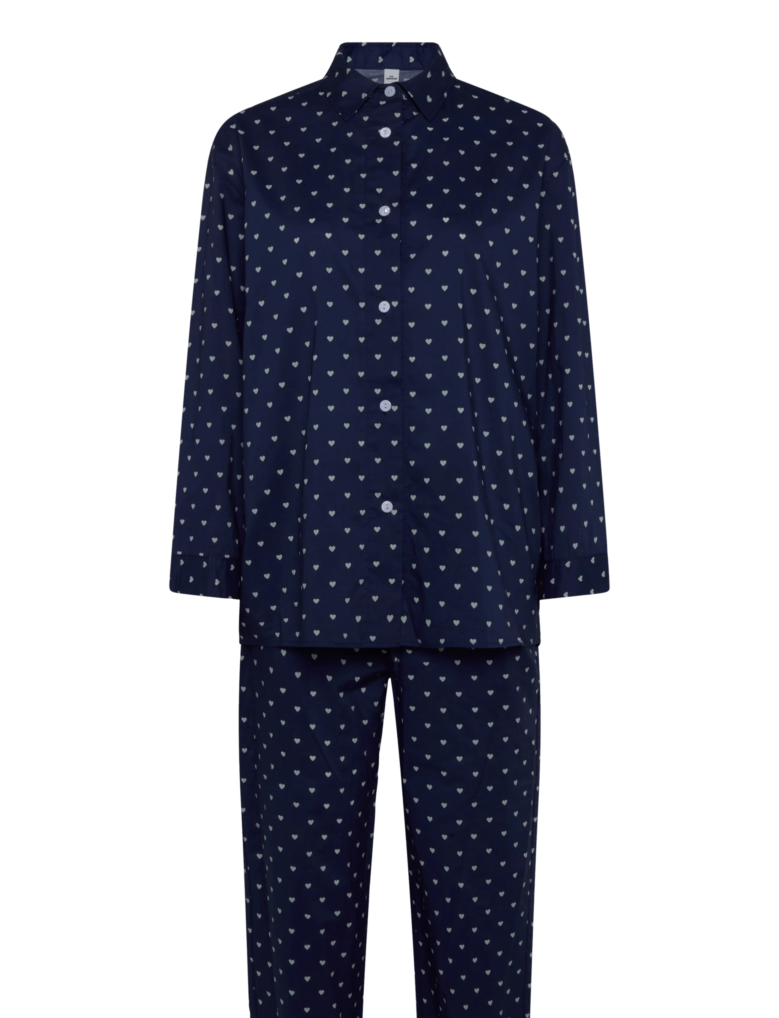 Becksöndergaard Hearts Pyjamas Set - Pyjamas - NAVY/OFF-WHITE / navy