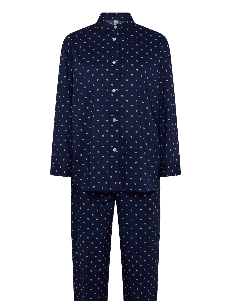 Becksöndergaard - Hearts Pyjamas Set - pyjamas - navy/off-white - 0