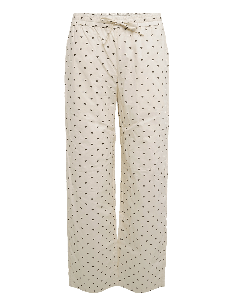 Becksöndergaard - Hearts Pyjamas Set - pyjamas - off-white/brown - 2