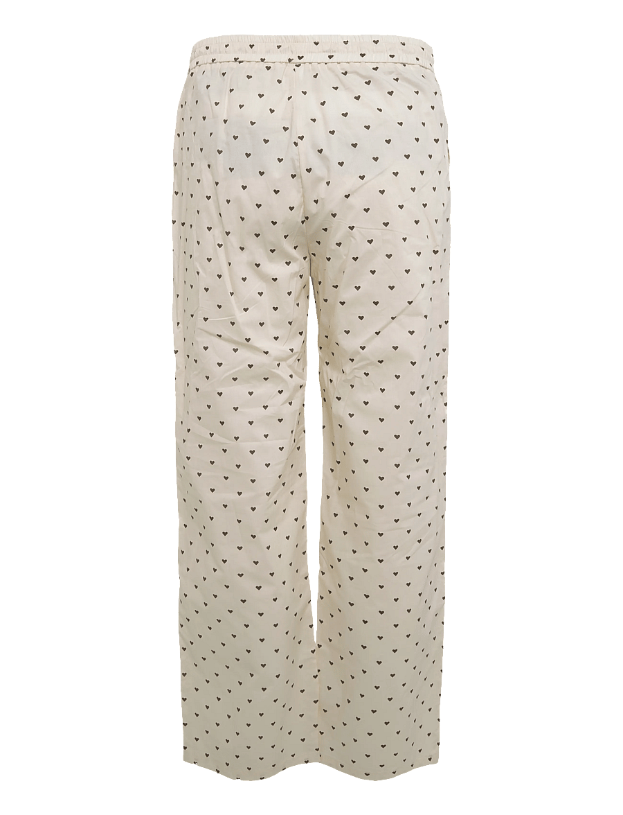 Becksöndergaard - Hearts Pyjamas Set - pyjamas - off-white/brown - 3