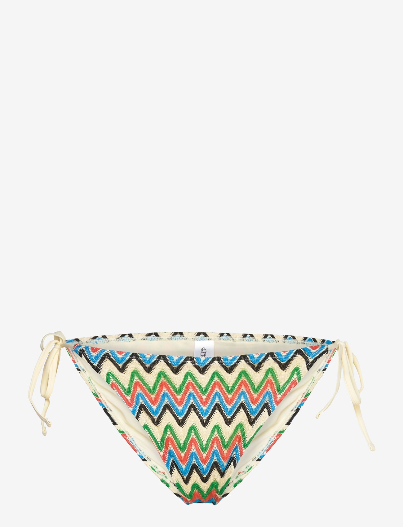 Becksöndergaard - Amber Bikini Bottom - küljele seotavad bikiinid - coral/blue/white - 0