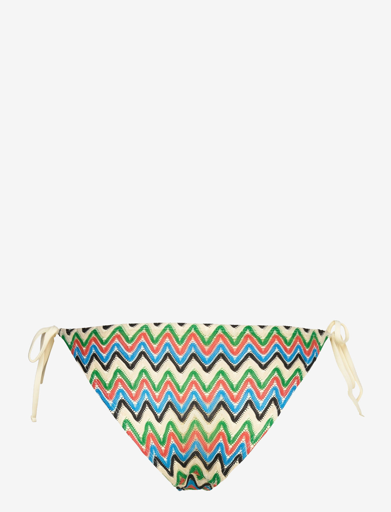 Becksöndergaard - Amber Bikini Bottom - küljele seotavad bikiinid - coral/blue/white - 1