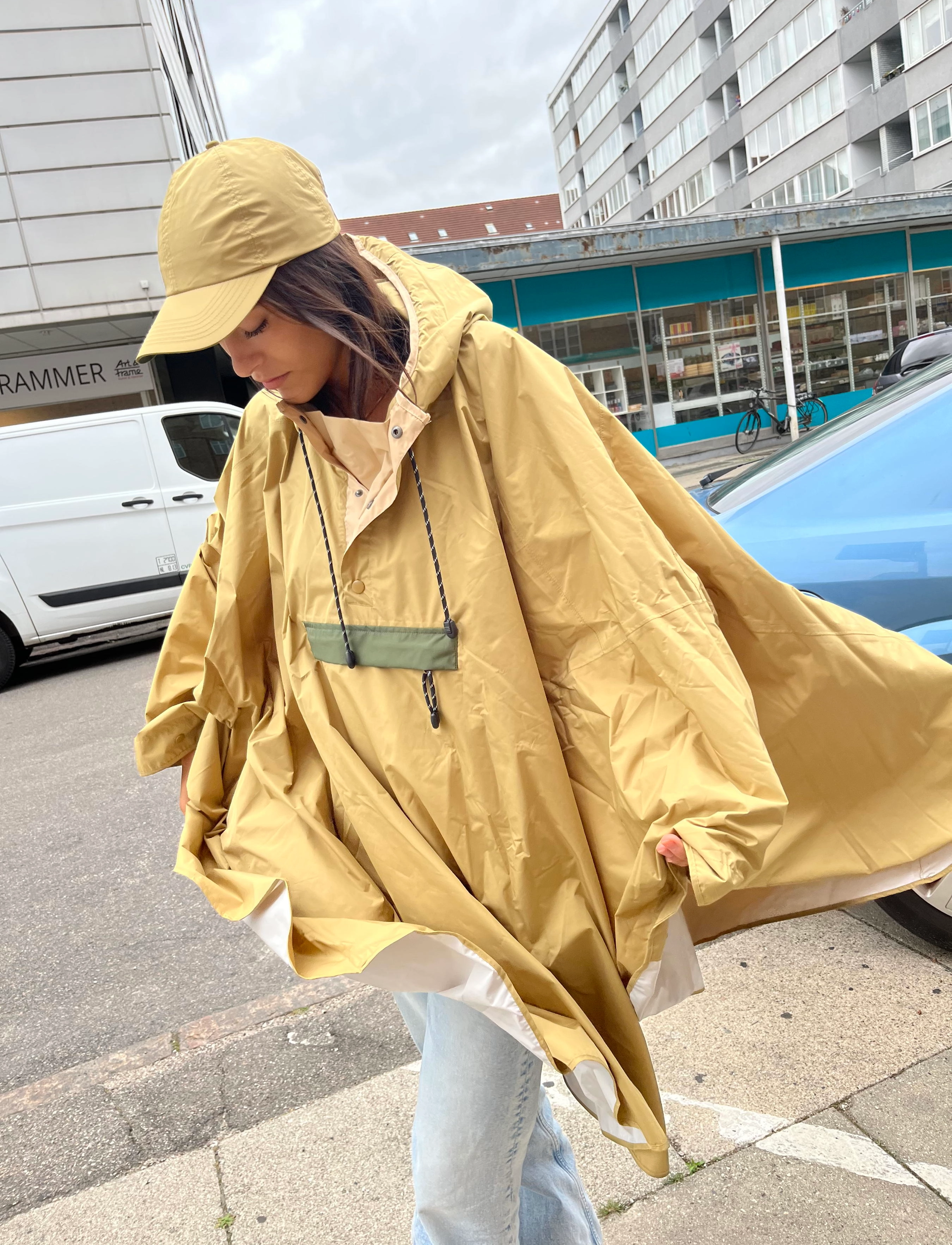 Becksöndergaard - Solid Rain Cape - antelope - 2