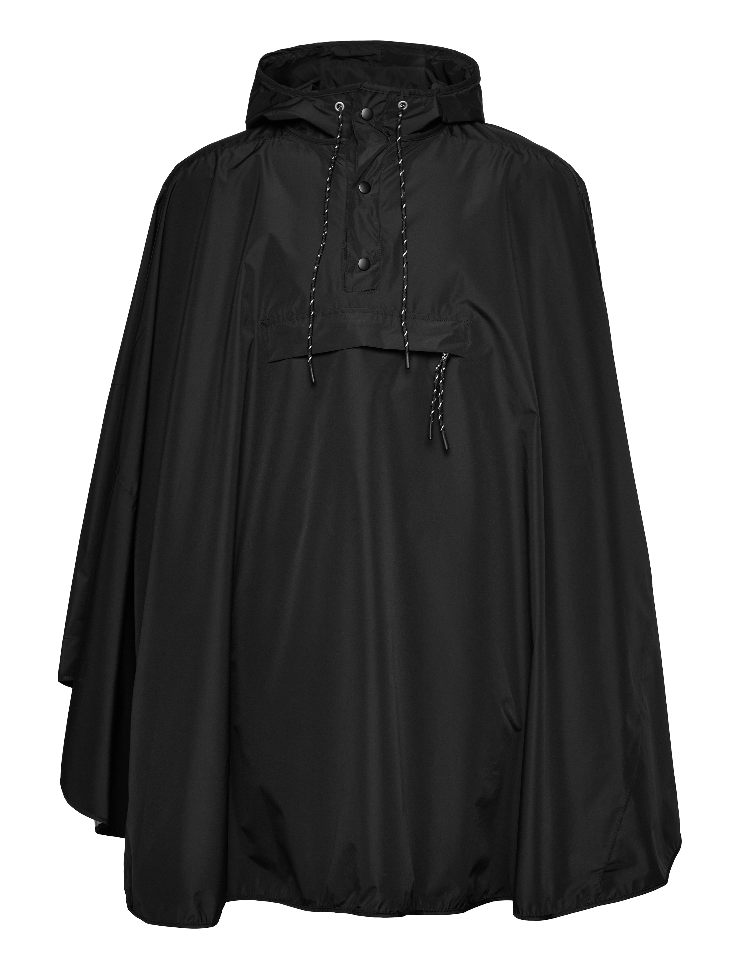 Becksöndergaard Solid Rain Cape - Jackets & Coats - BLACK / black