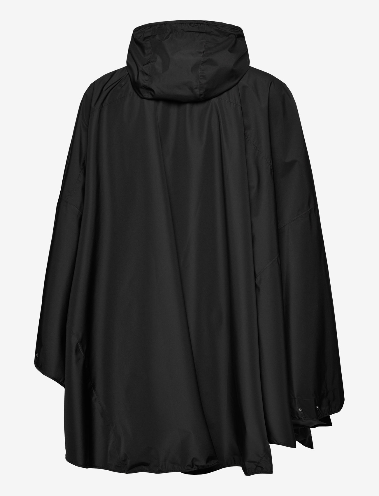 Becksöndergaard - Solid Rain Cape - regnjakker - black - 1
