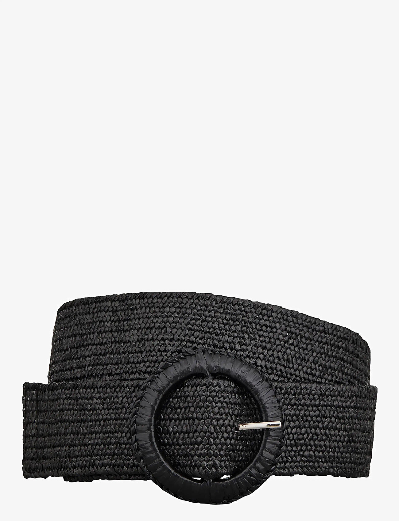 Becksöndergaard - Wide Zia Belt - punutud vööd - black - 0