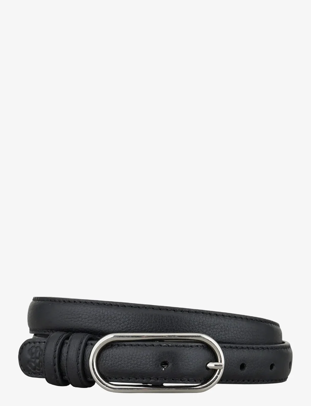 Becksöndergaard - Grain Nola Leather Belt - casual belts - black - 0