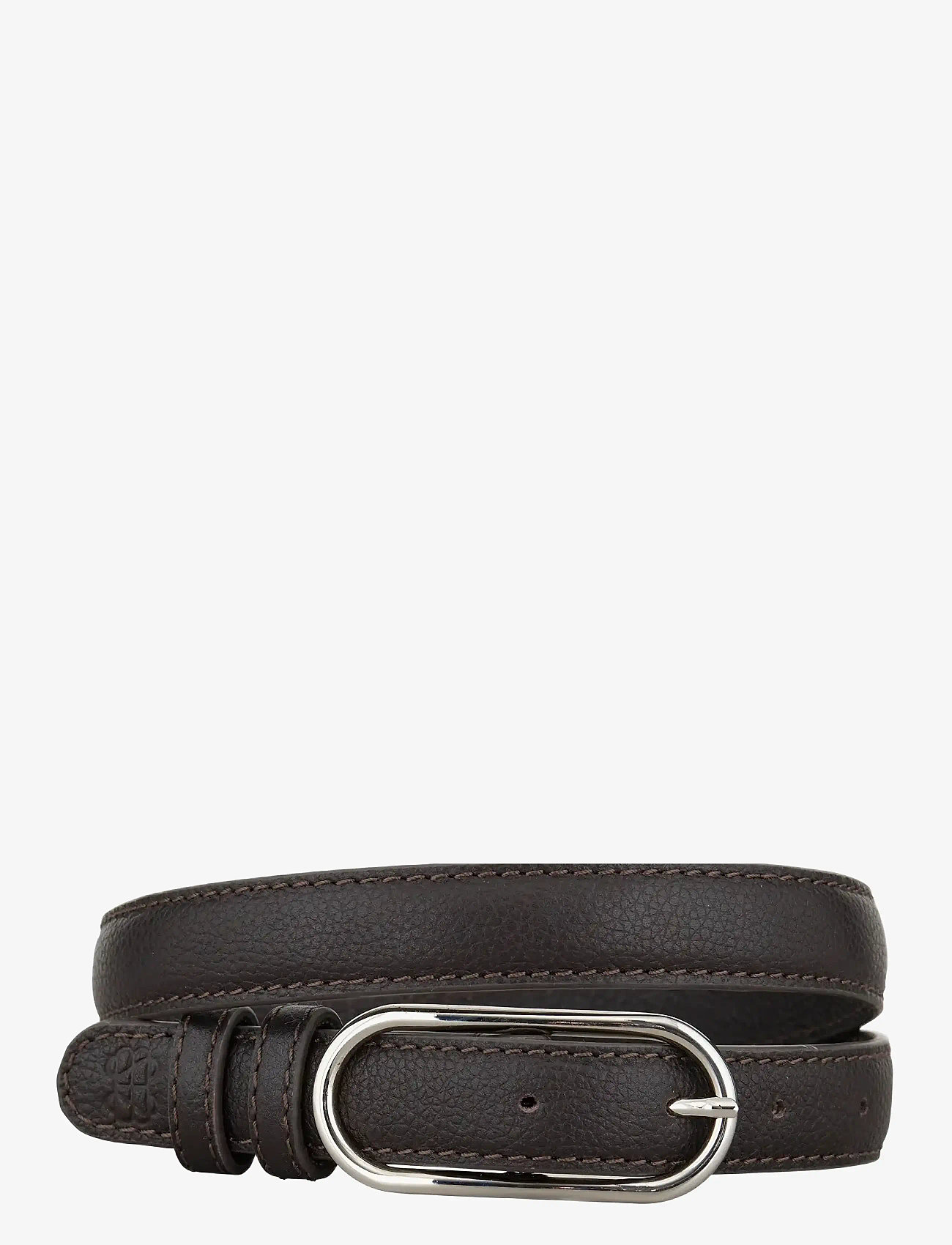 Becksöndergaard - Grain Nola Leather Belt - vardagsskärp - hot fudge brown - 0