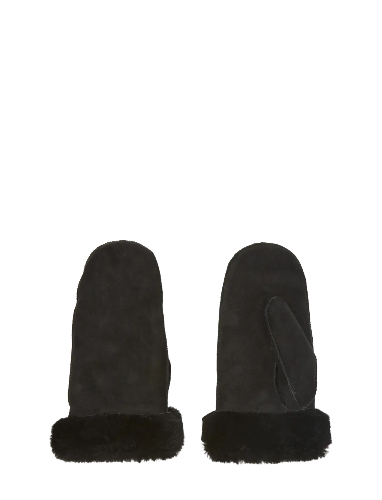 BECKSÖNDERGAARD Doa Shearling Mitten Schwarz - 8 - Damen