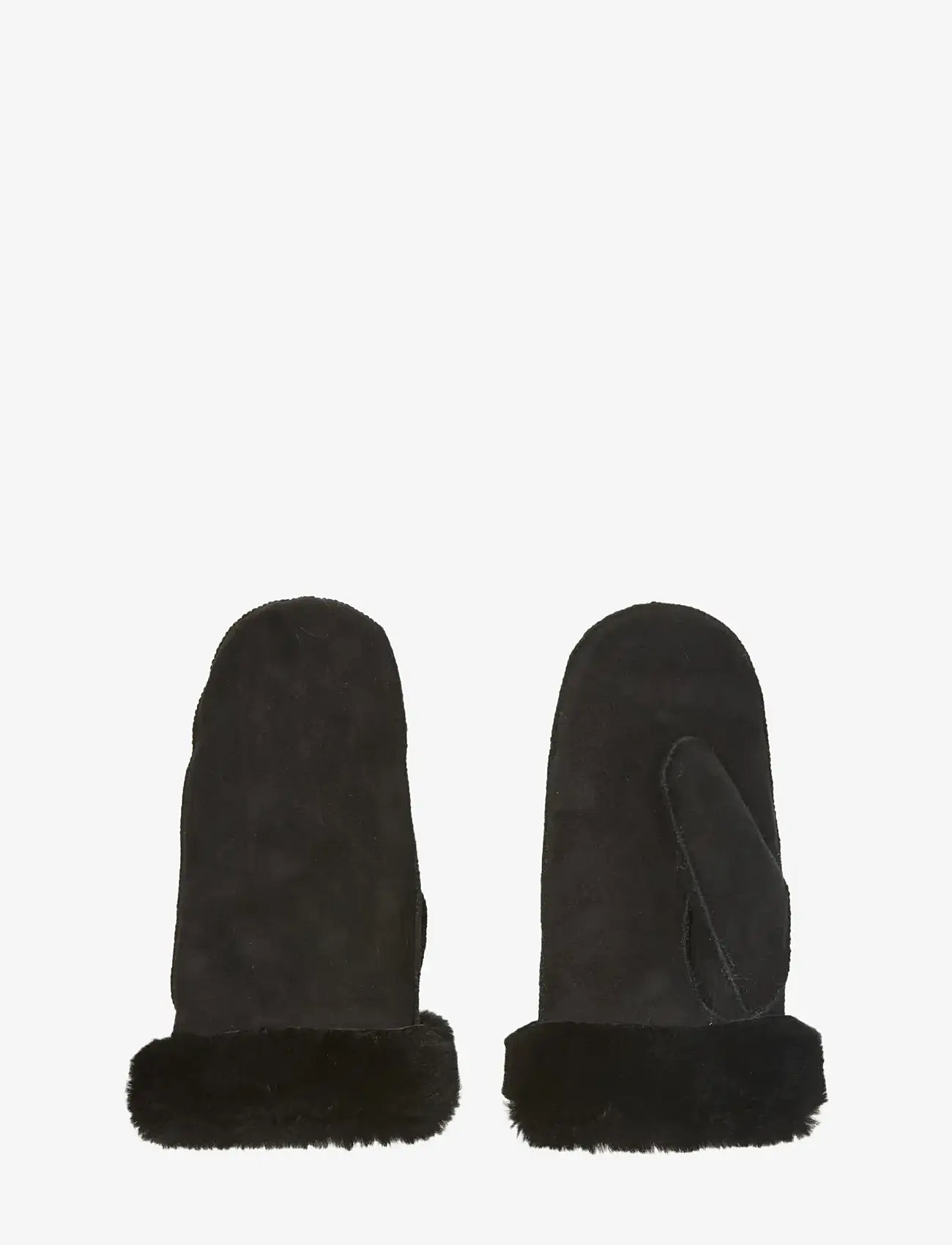 Becksöndergaard - Doa Shearling Mitten - labakindad - black - 0