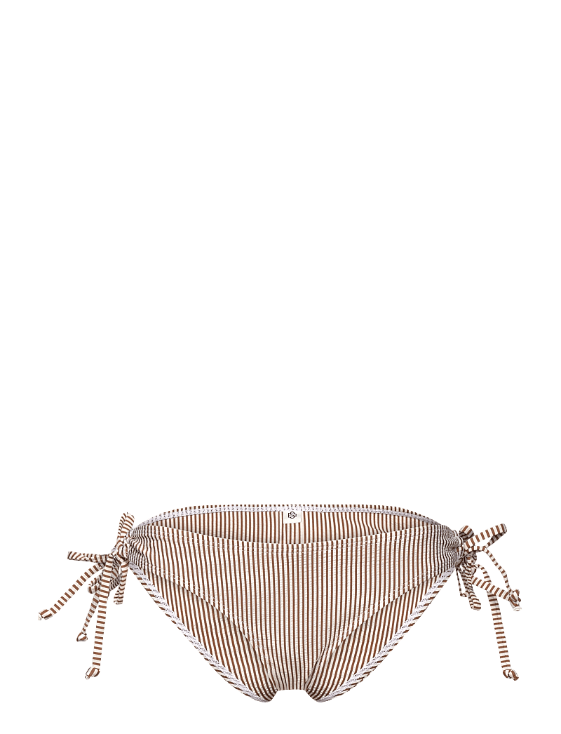 Becksöndergaard - Striba Bibi Bikini Briefs - side tie bikinier - sorrel brown - 0