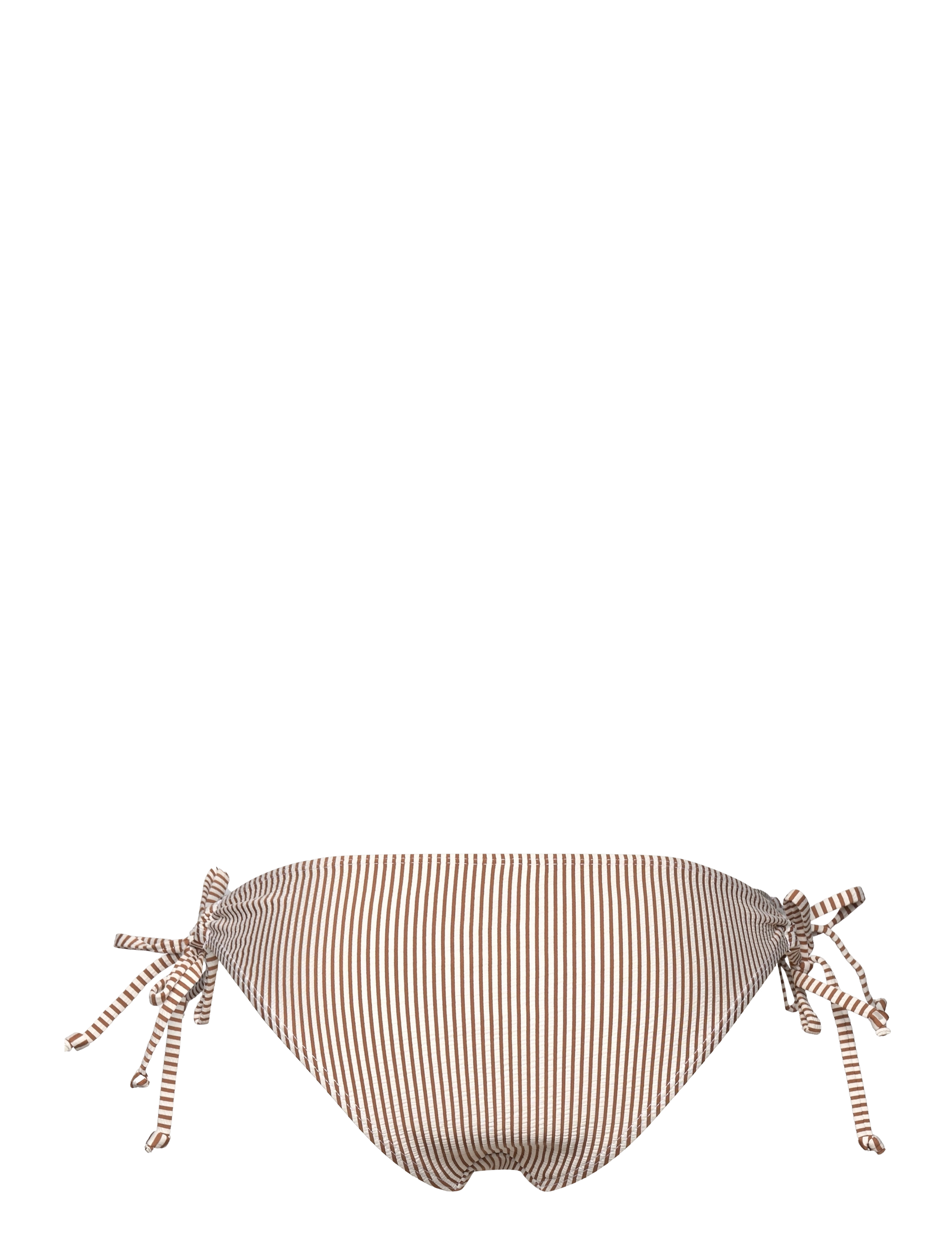 Becksöndergaard - Striba Bibi Bikini Briefs - side tie bikinier - sorrel brown - 1