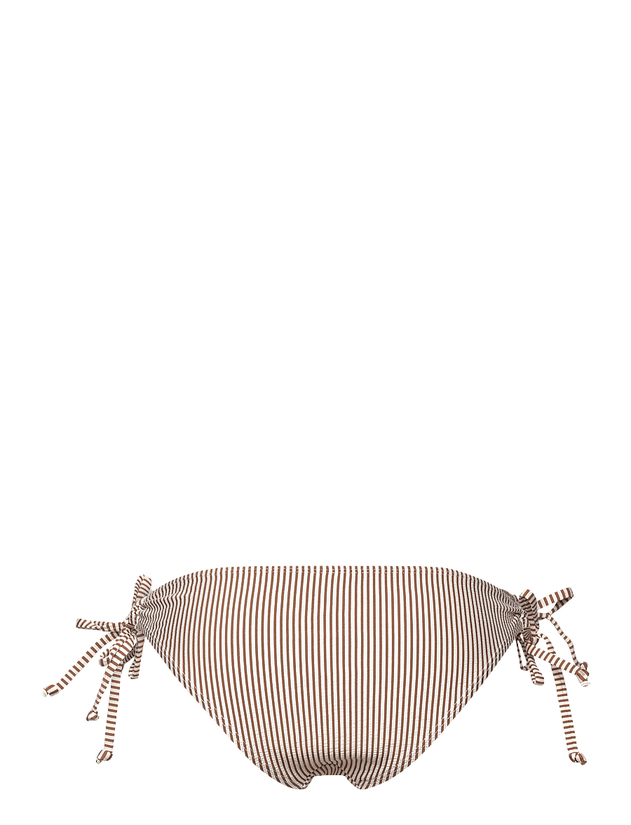 Becksöndergaard - Striba Bibi Bikini Briefs - solmittavat bikinit - sorrel brown - 1