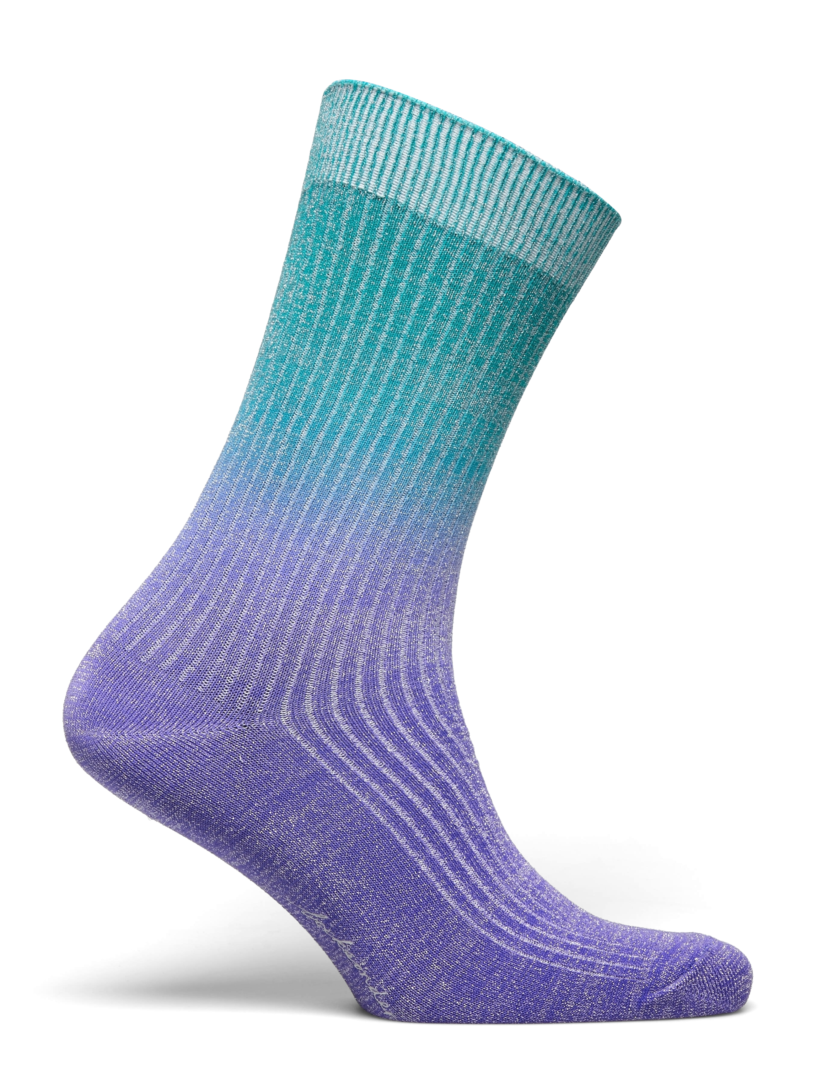 Becksöndergaard - Gradiant Glitter Sock - royal blue - 1
