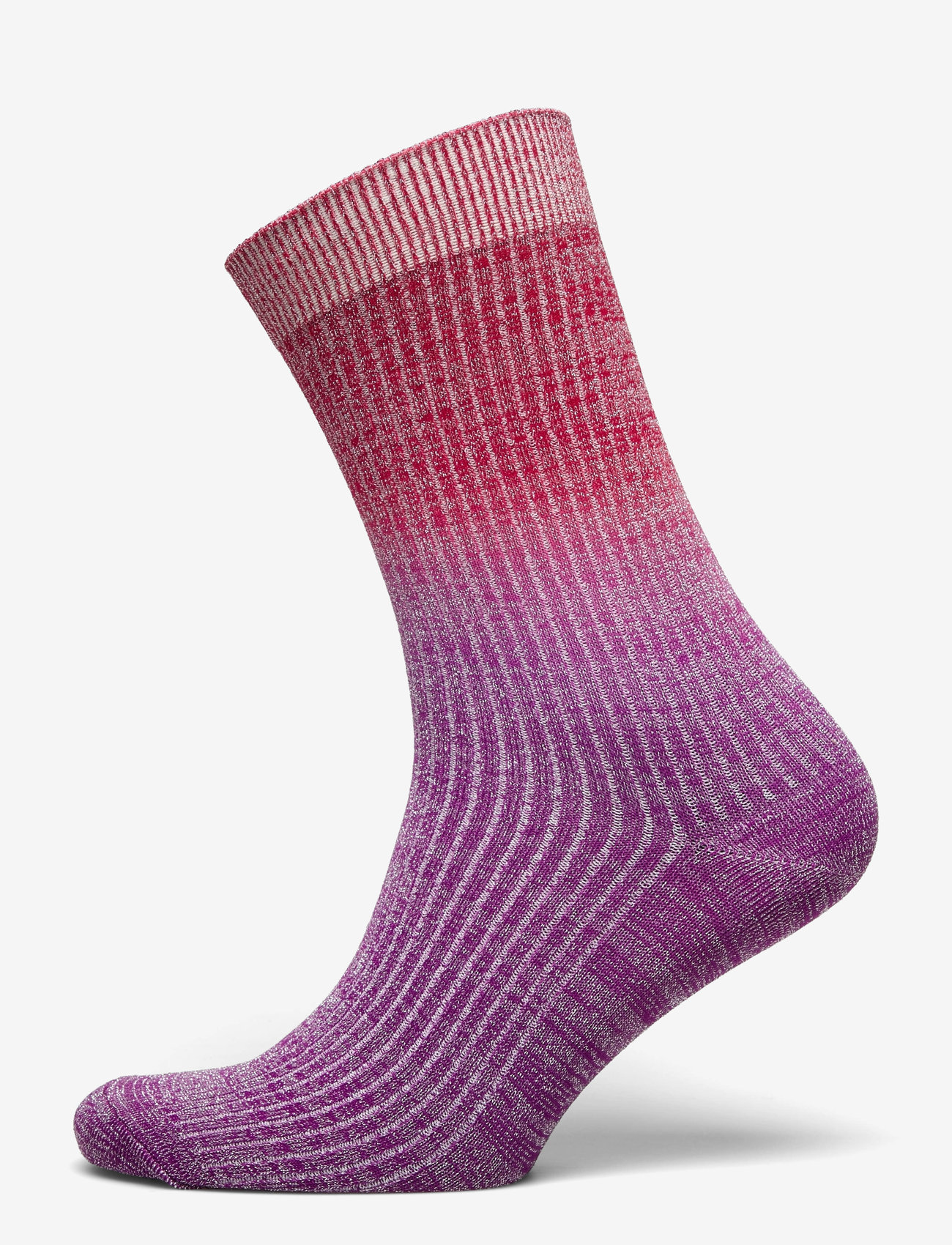 Becksöndergaard - Gradiant Glitter Sock - wild aster fuchsia - 0