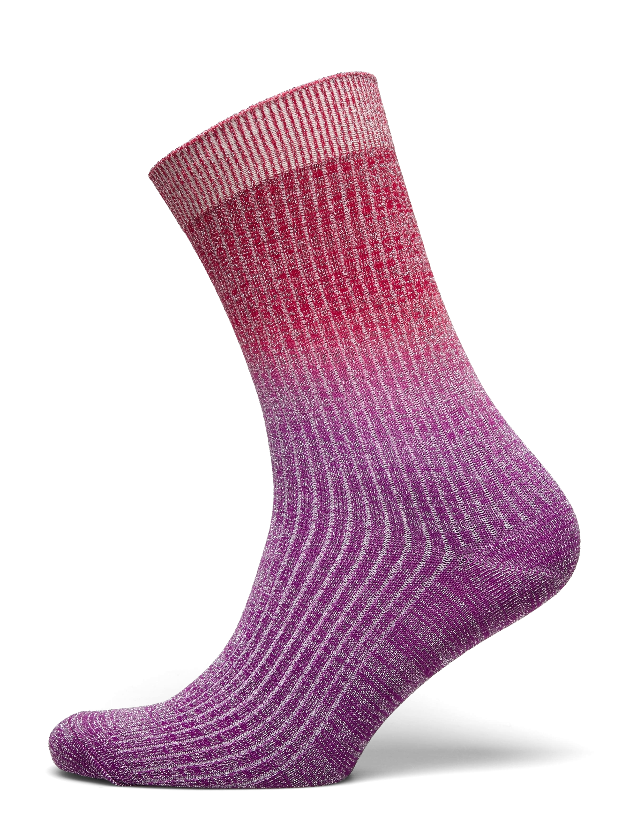 Gradiant Glitter Sock - WILD ASTER FUCHSIA