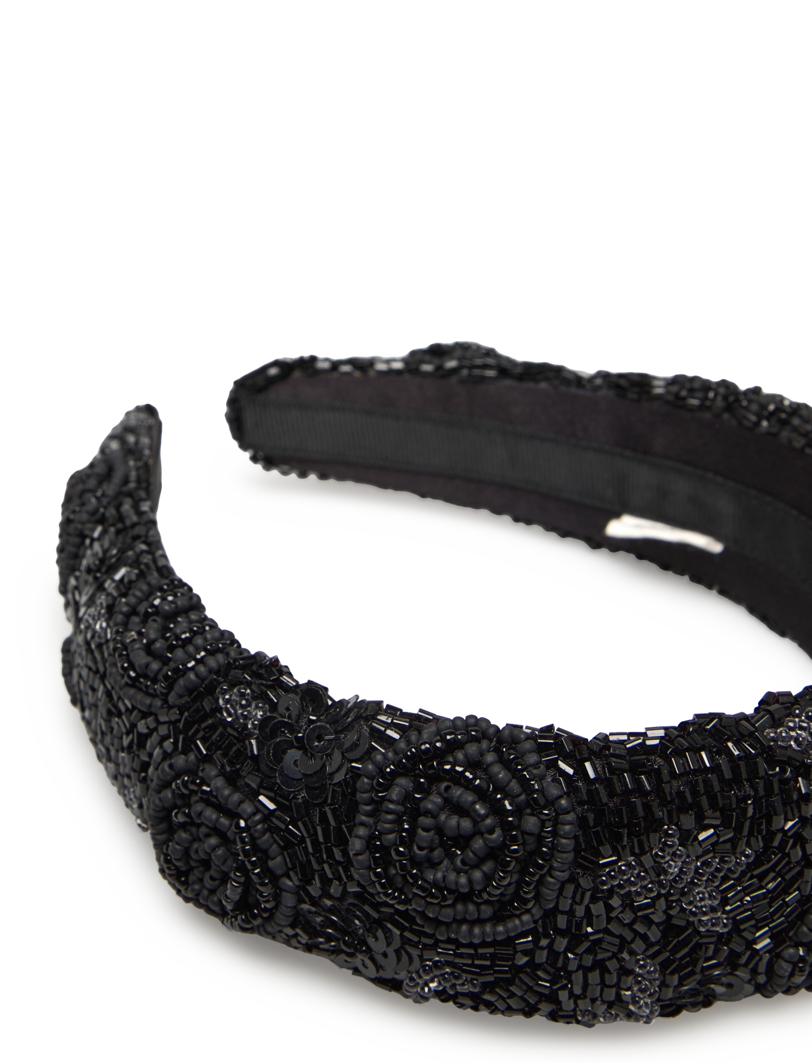 Becksöndergaard - Florian Wide Beaded Hairbrace - black - 2