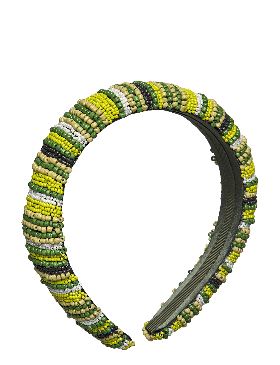 Becksöndergaard - Mahina Midi Beaded Hairbrace - haarband - campsite green - 0