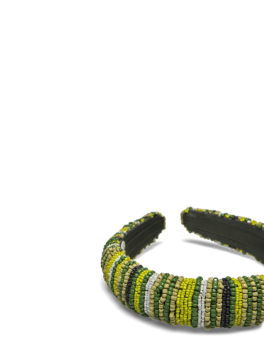 Becksöndergaard - Mahina Midi Beaded Hairbrace - haarband - campsite green - 1