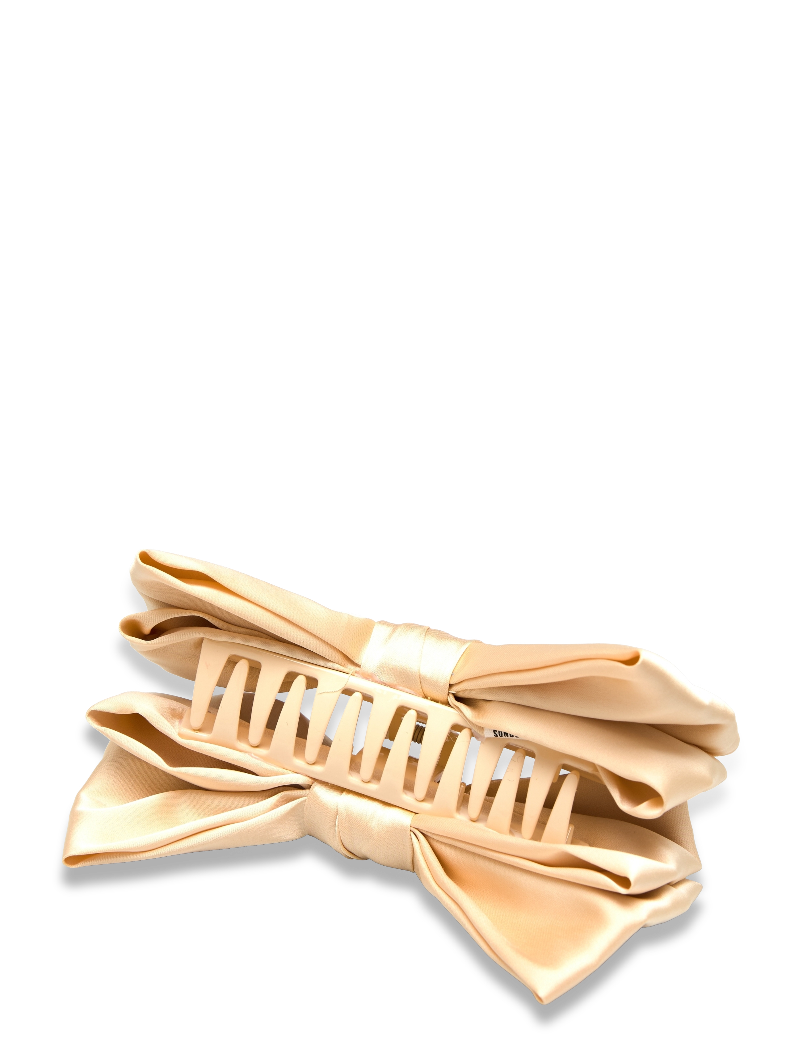 Becksöndergaard - Minda Bow Hair Claw - laveste priser - marzipan - 1
