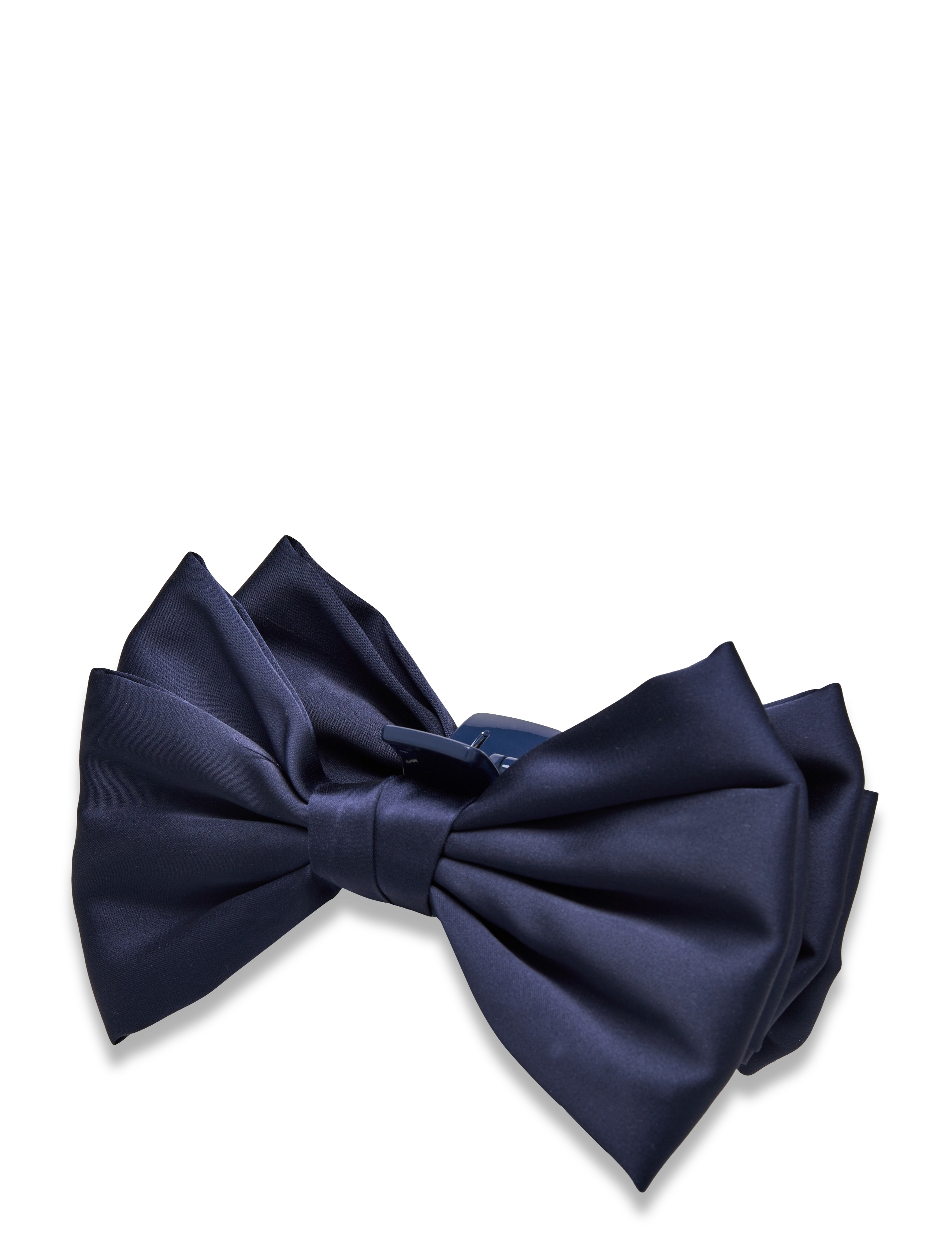 Minda Bow Hair Claw - NAVY BLUE