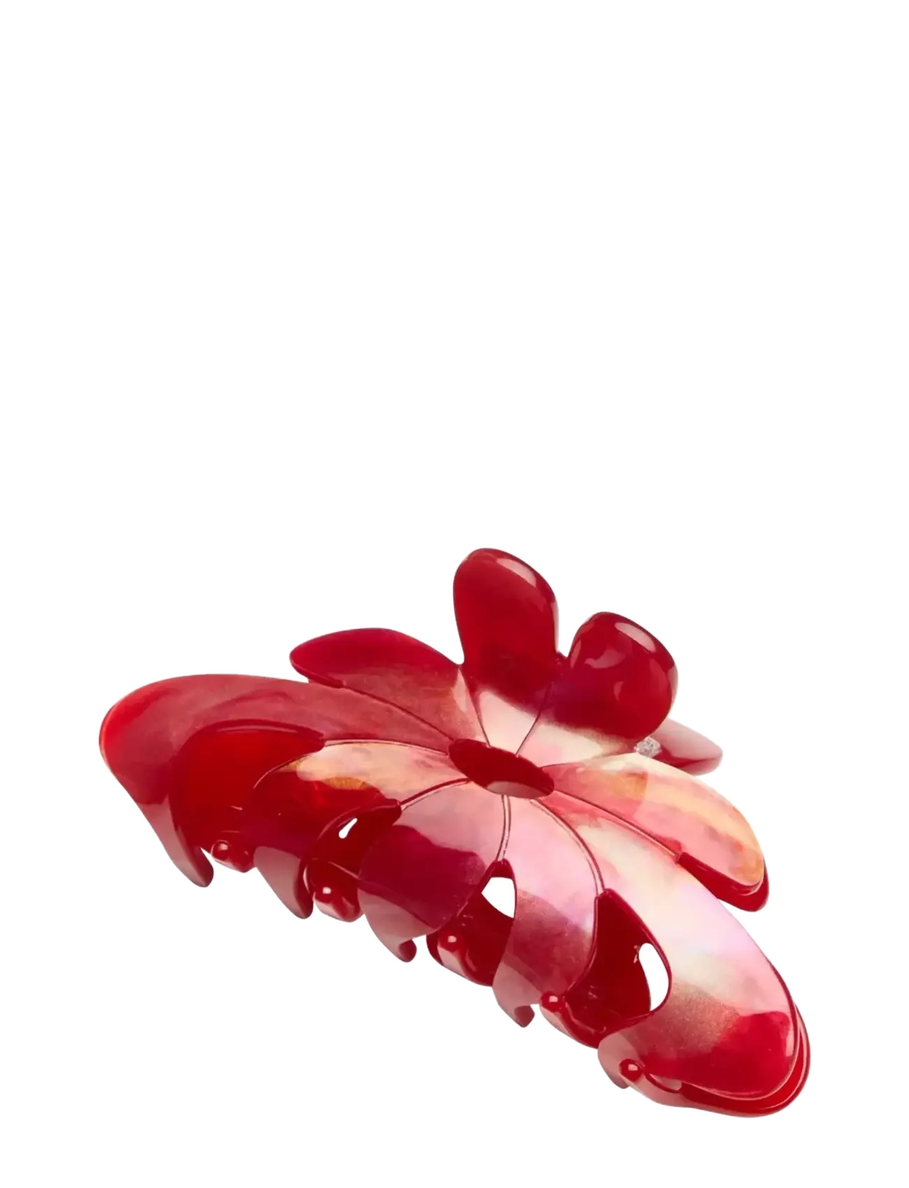 Marbie Magnolia Hair Claw - ADRENALINE RED