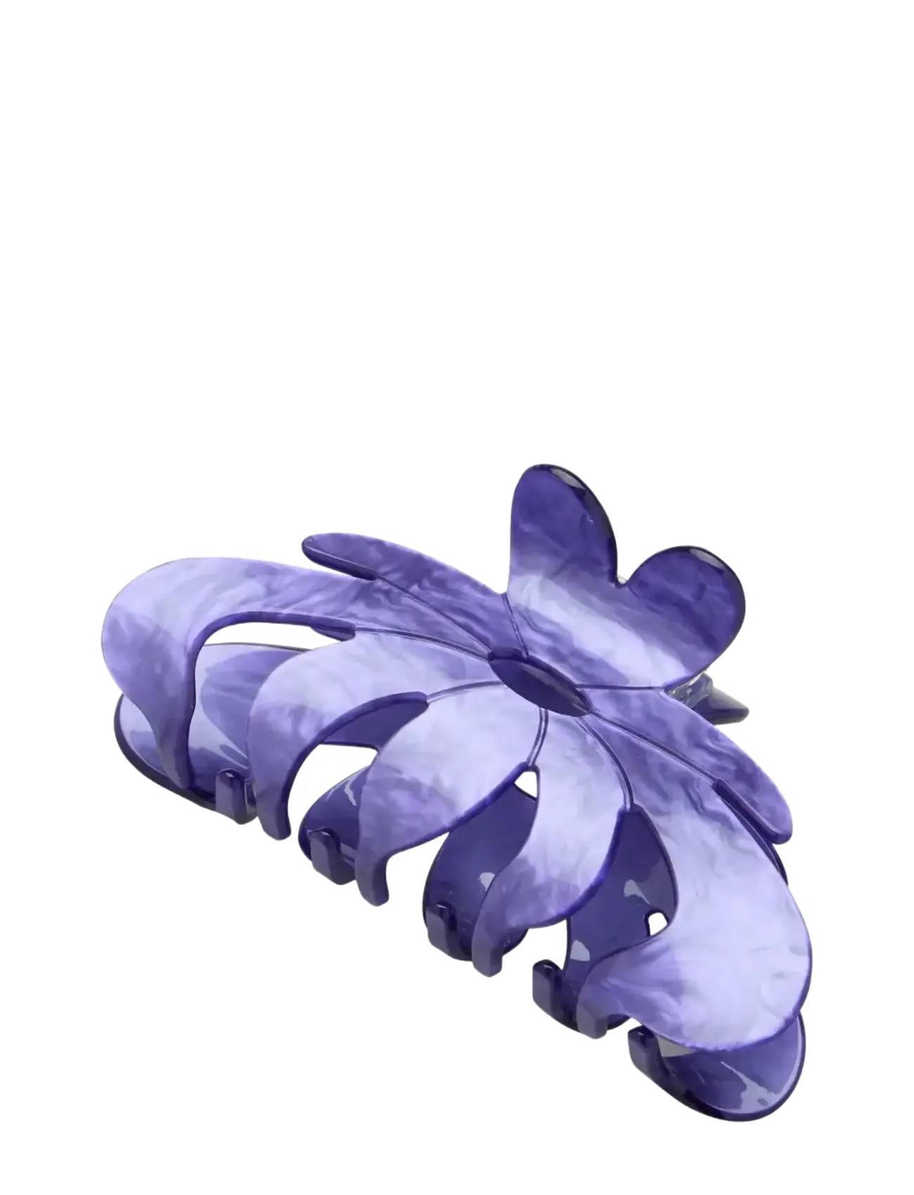 Becksöndergaard Marbie Magnolia Hair Claw - Hiusklipsit - PURPLE DUSK / purple