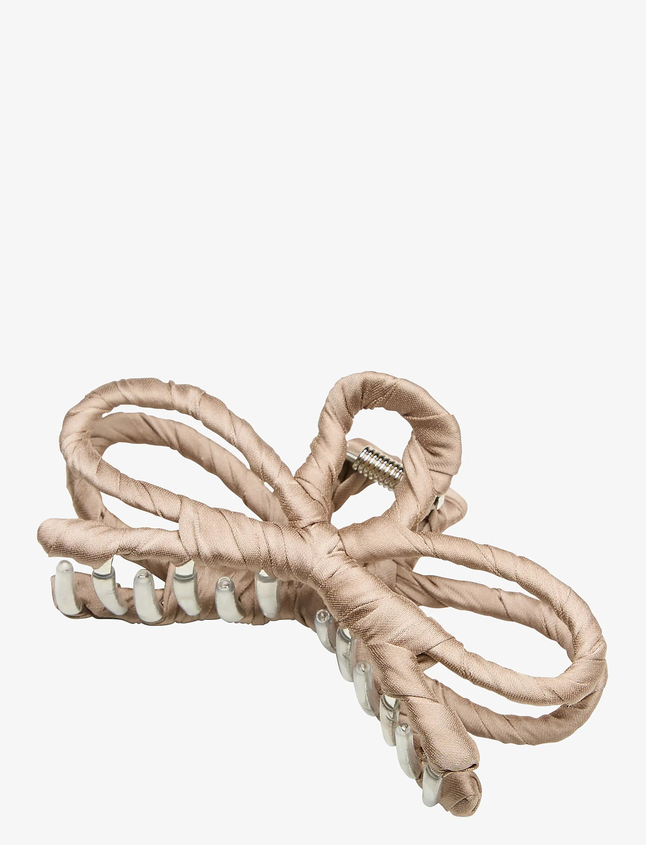 Becksöndergaard - Luster Bow Hair Claw - hårklämmor - simply taupe beige - 0