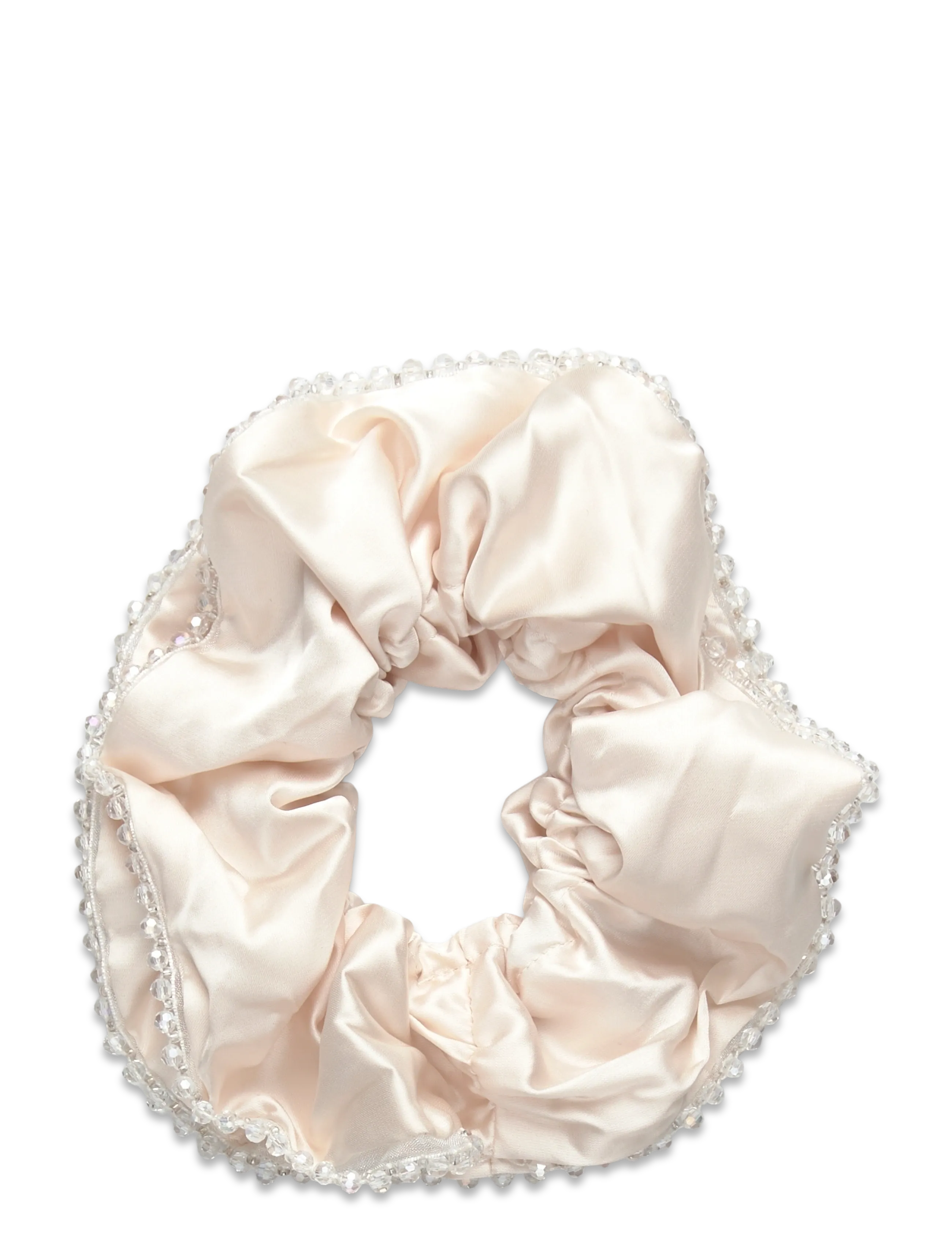 Becksöndergaard Luster Bead Scrunchie - Becksöndergaard - BIRCH WHITE / cream