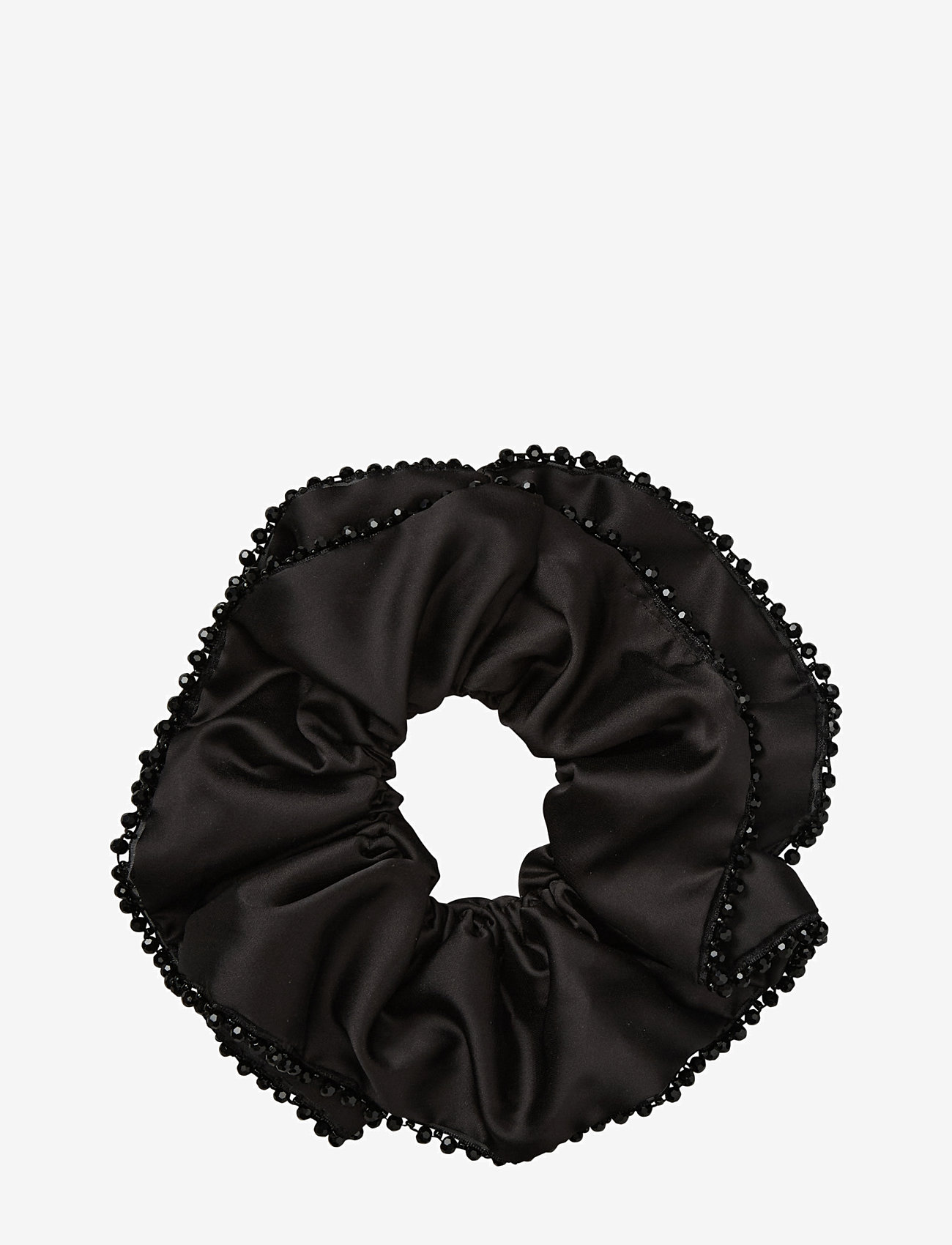 Becksöndergaard - Luster Bead Scrunchie - haargummis - black - 0