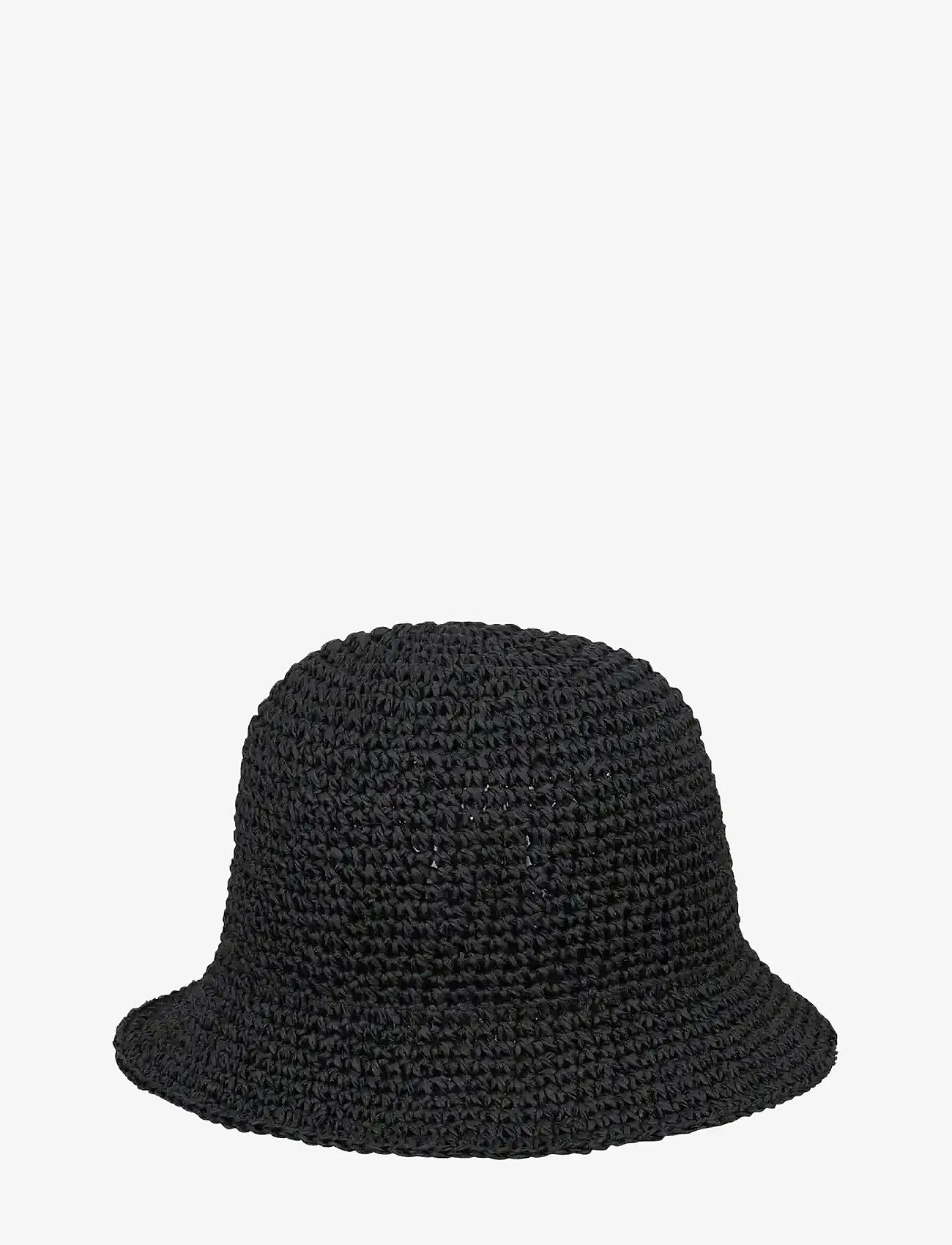 Becksöndergaard - Solid Saverina Straw Hat - madalaimad hinnad - black - 0