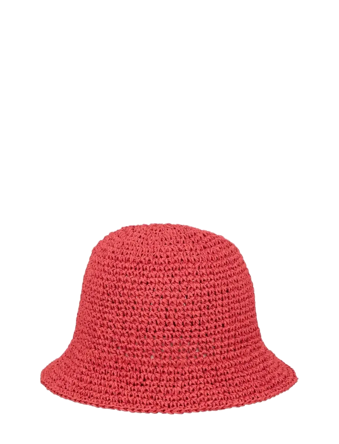 Becksöndergaard Solid Saverina Straw Hat, M/L, Headwear, Rot - Hats, Frauen