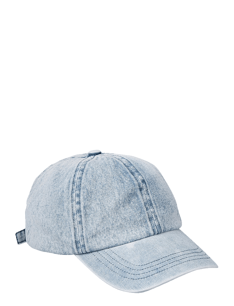 Becksöndergaard - Washed Denima Cap - kepsar - denim - 0
