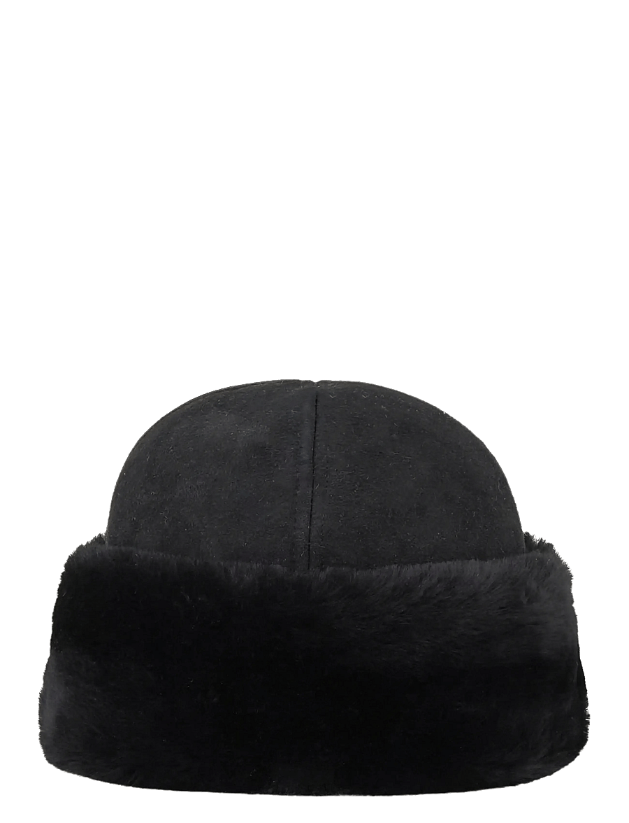 Becksöndergaard - Dora Shearling Hat - mützen & caps - black - 0