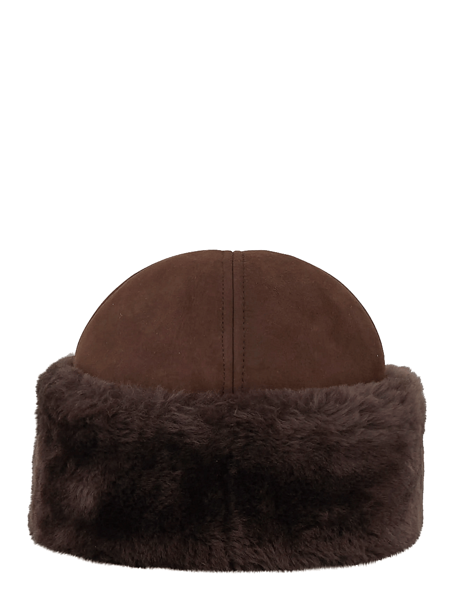 Becksöndergaard - Dora Shearling Hat - mützen & caps - chocolate torte - 1
