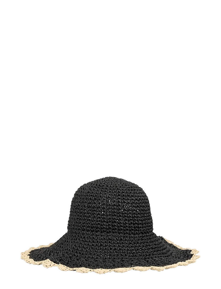 Becksöndergaard - Connie Straw Hat - stråhattar - black - 1