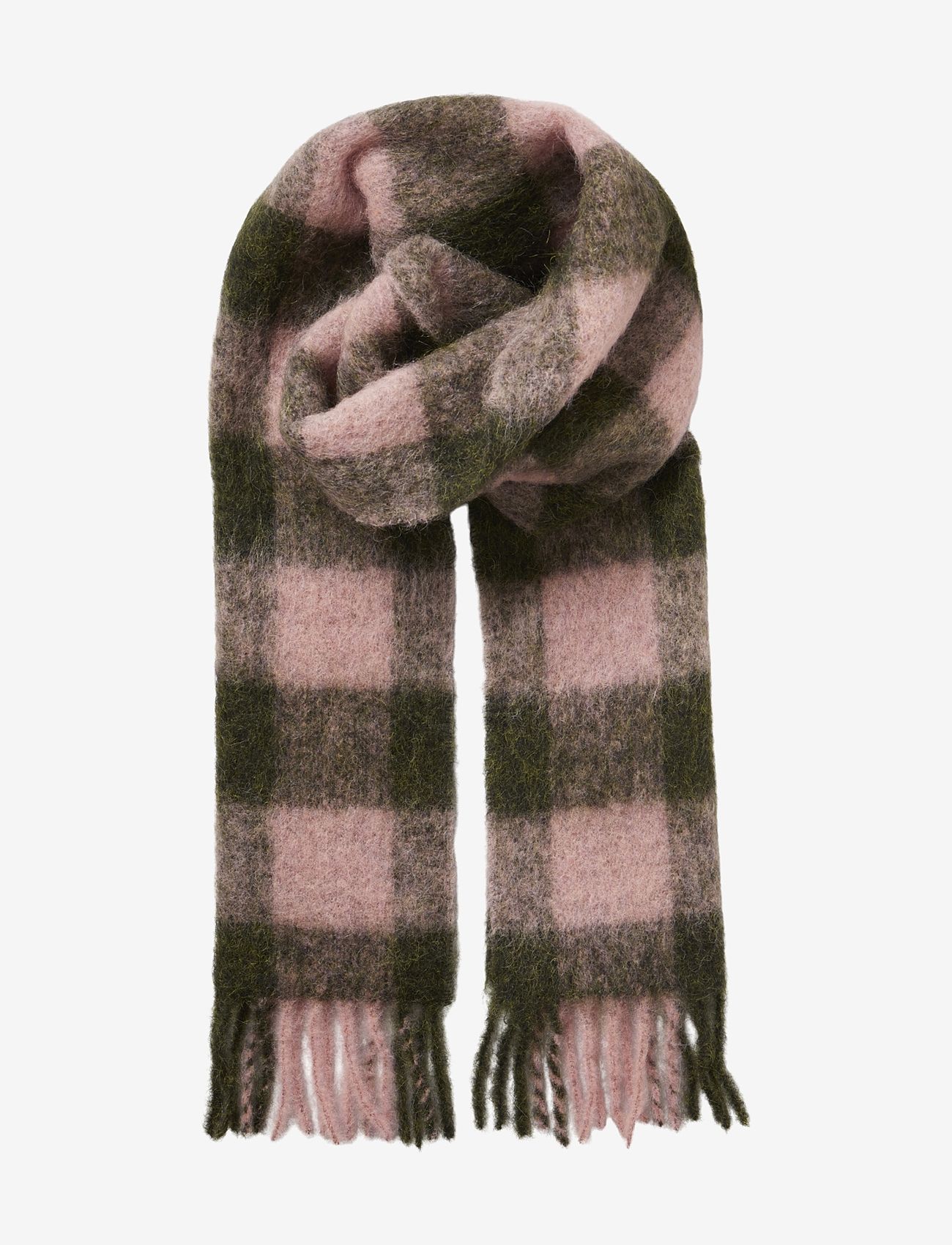 Becksöndergaard - Check Mincho Scarf - cypress - 0